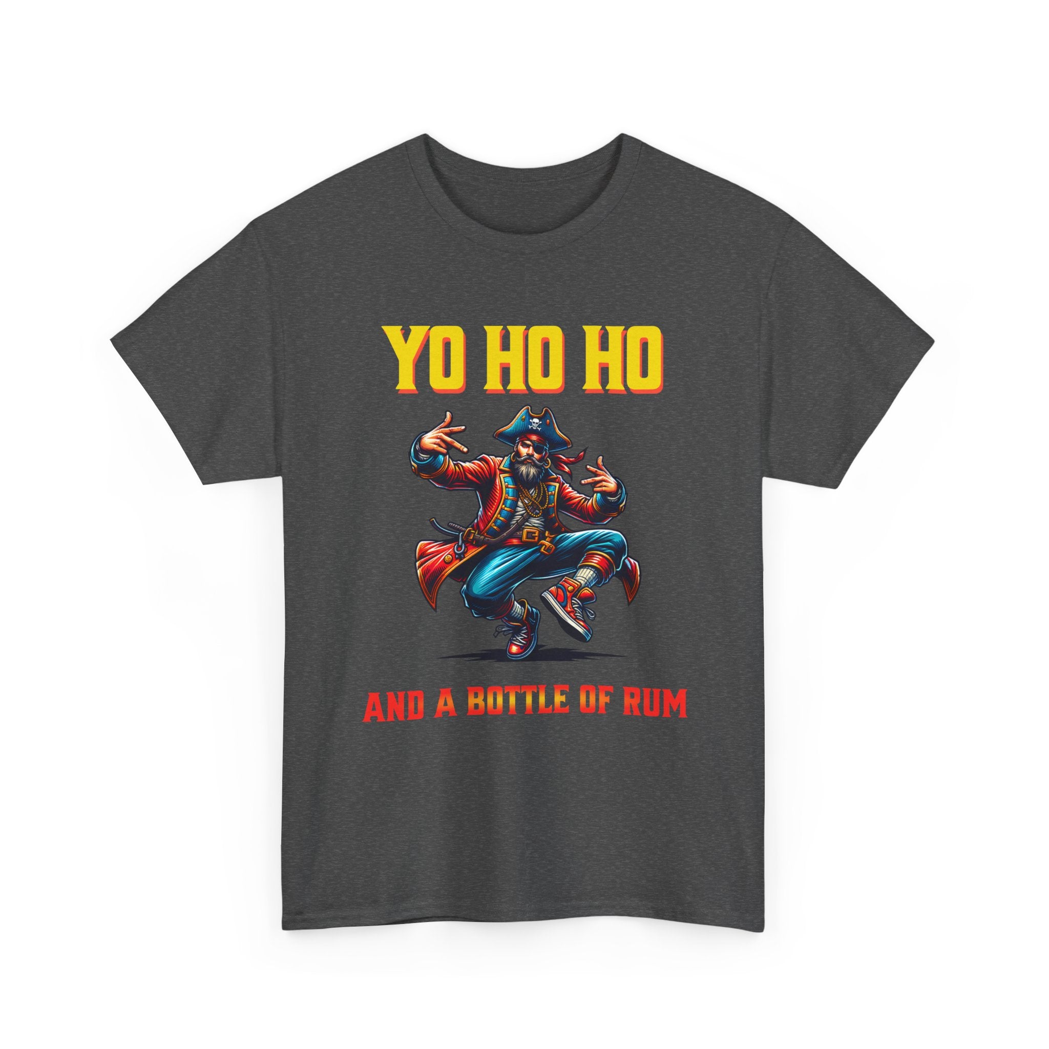Yo Ho Ho Pirate T-Shirt – "Yo Ho Ho and a Bottle of Rum" Graphic Tee