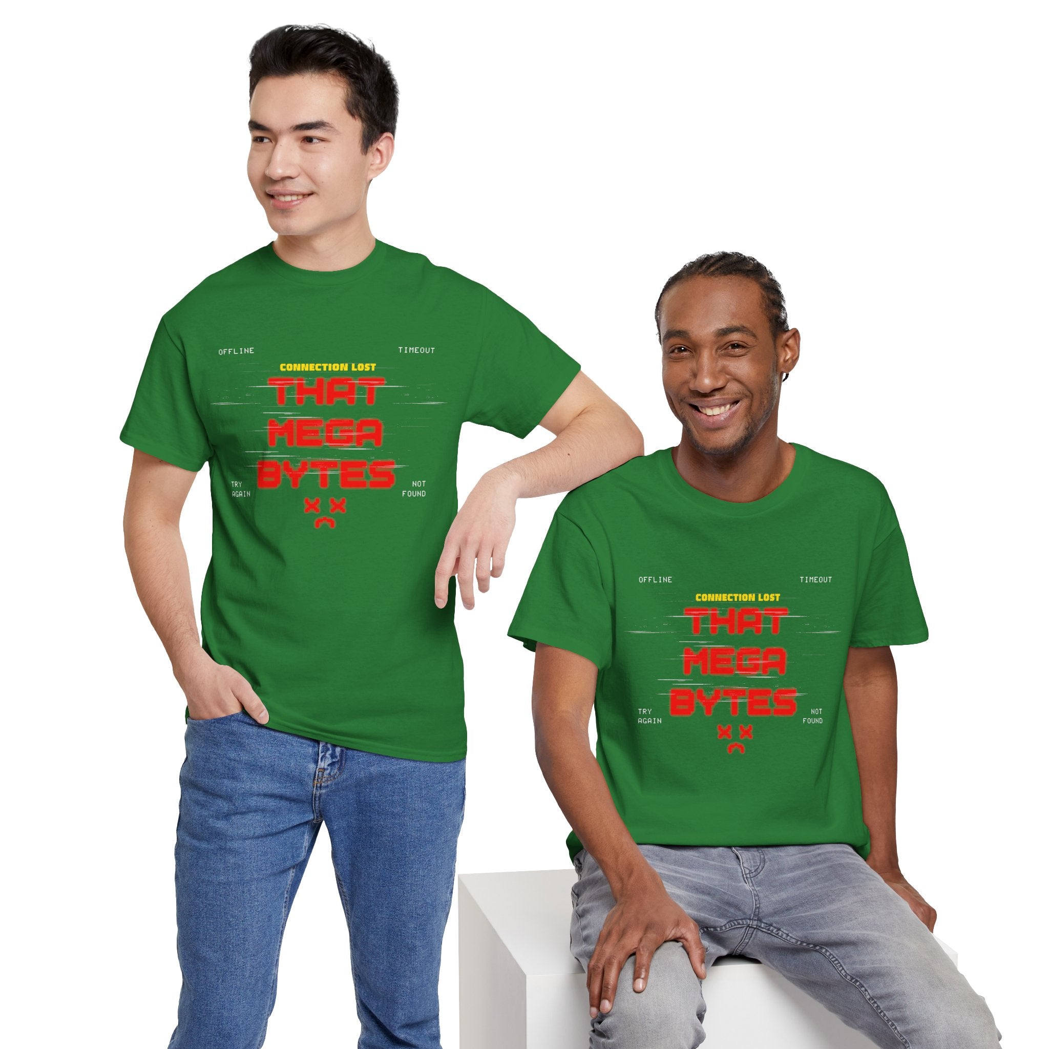 That Mega Bytes | Retro Glitch Gaming T-Shirt for Gamers & Coders