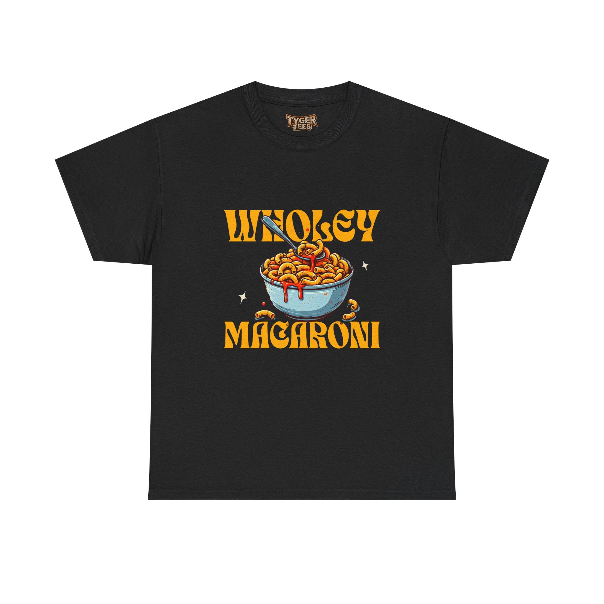 Holy Macaroni Unisex Tee, Funny T-Shirt, Casual Graphic Shirt, Gift for Pasta Lovers, Foodie Apparel, Comfortable Everyday Wear