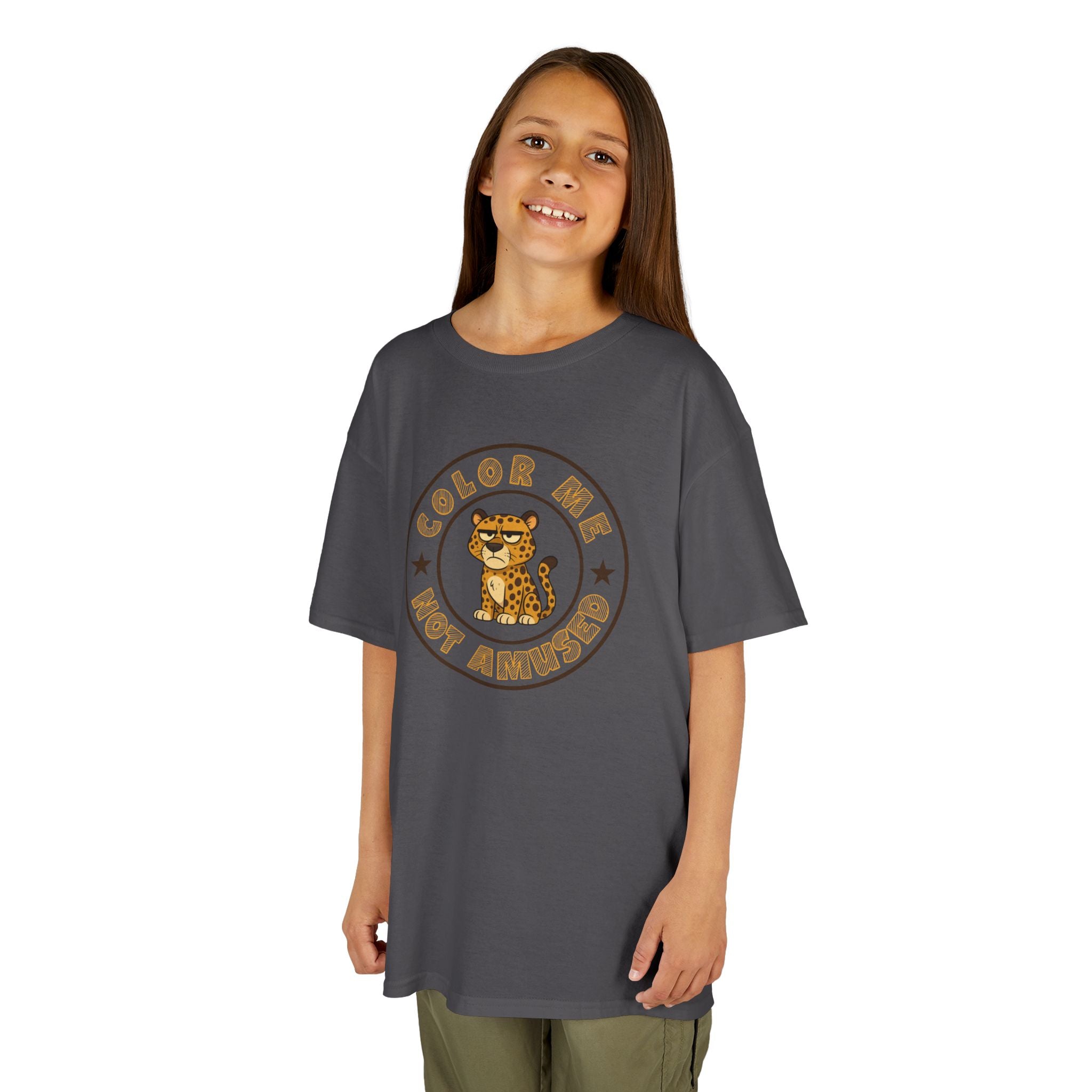 Kids Tee — Color Me Not Amused - Jaguar