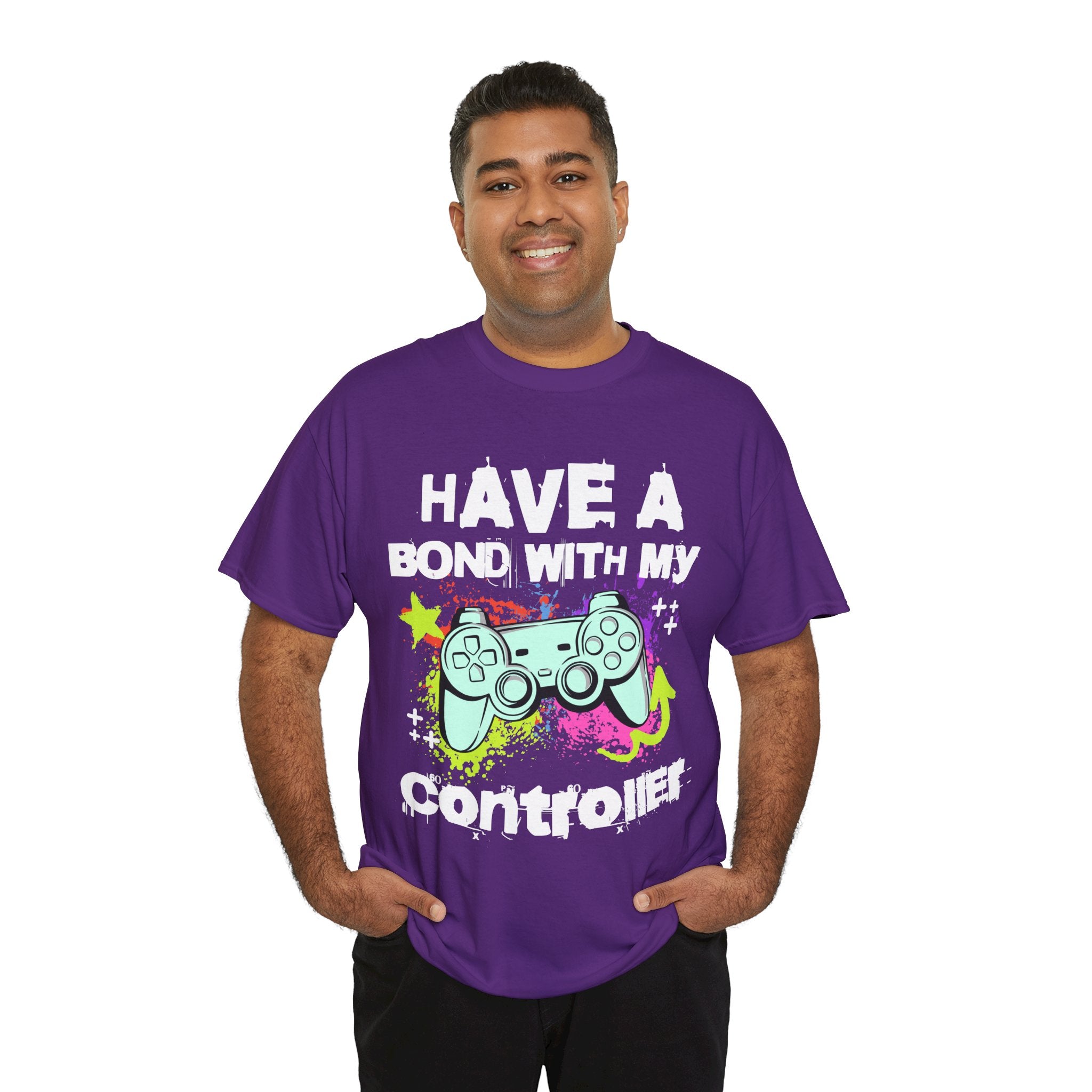 Gamer Controller Tee — "Have a Bond With My Controller" Graphic Shirt