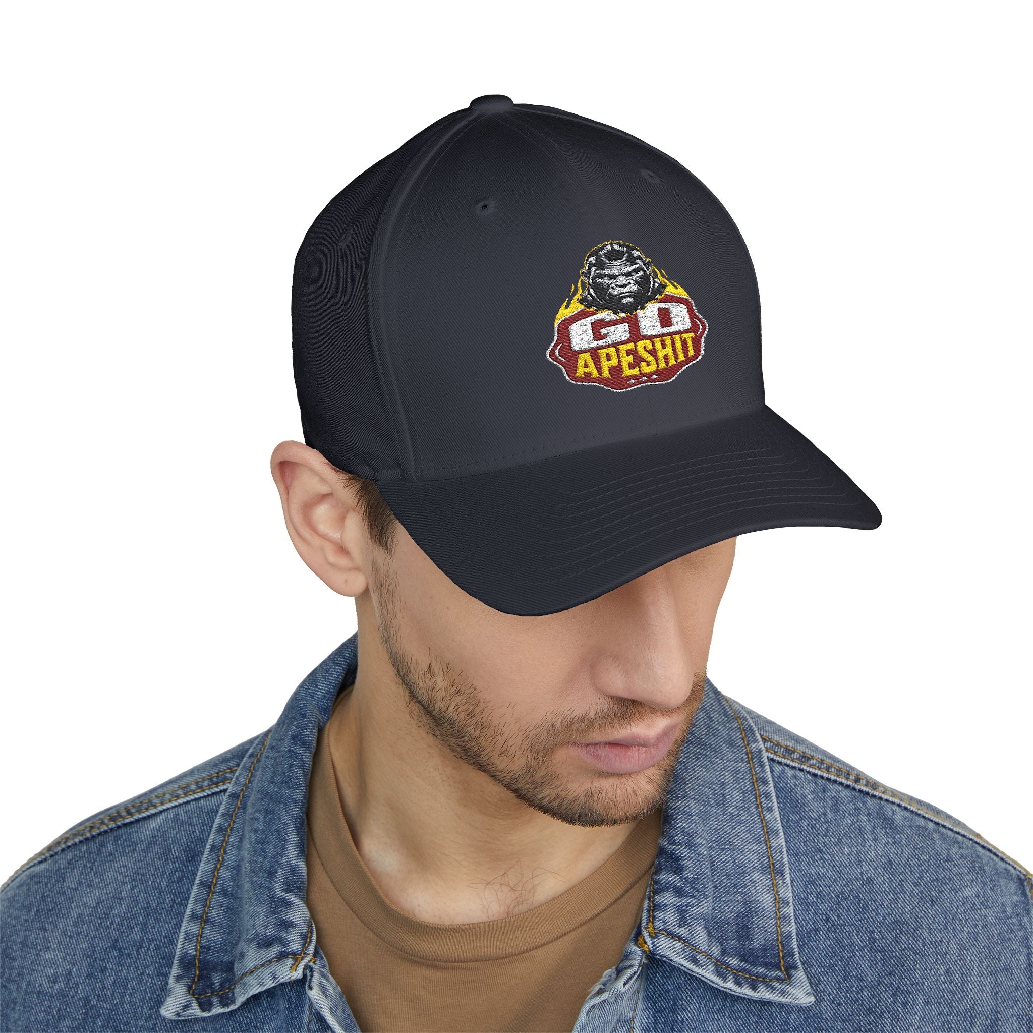 GO APESHIT Embroidered Statement Cap