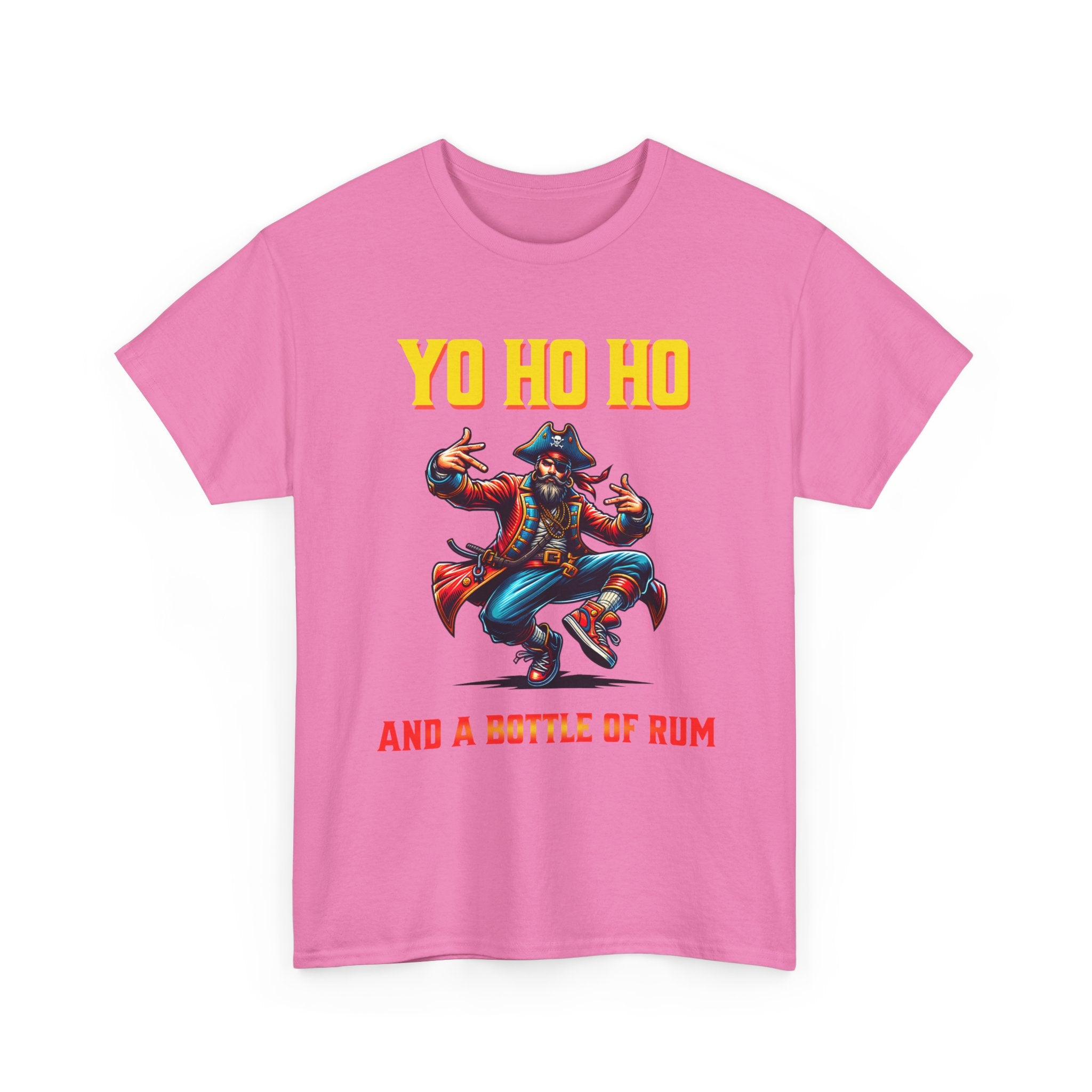 Yo Ho Ho Pirate T-Shirt – "Yo Ho Ho and a Bottle of Rum" Graphic Tee