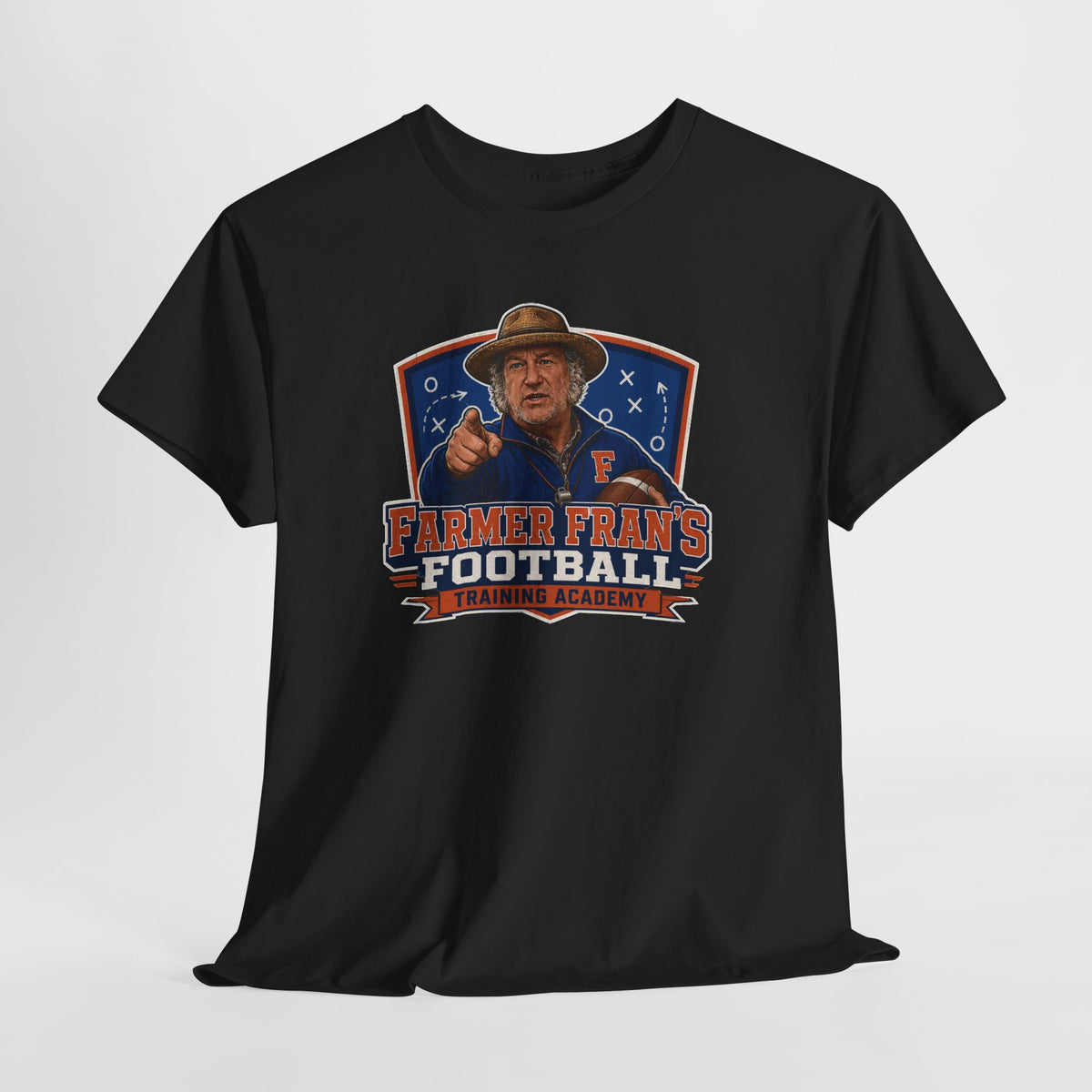 Farmer Fran’s Football Training Academy T-Shirt — Vintage Coach Design