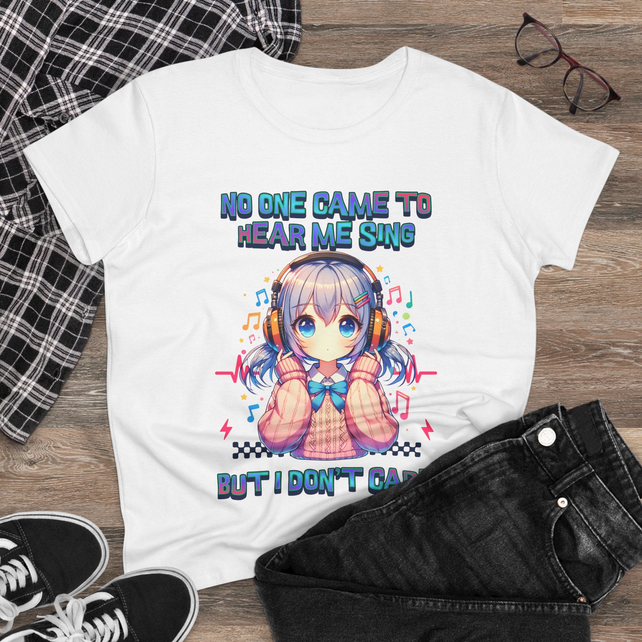 Cute Graphic Tee for Music Lovers