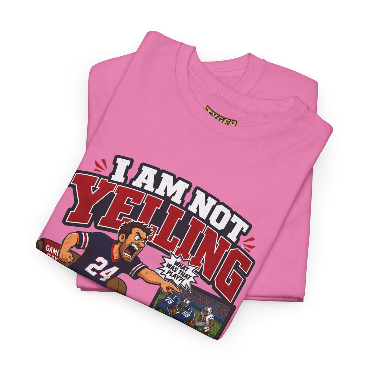 I Am Not Yelling I Am Coaching T-Shirt - Football Coaching Tee