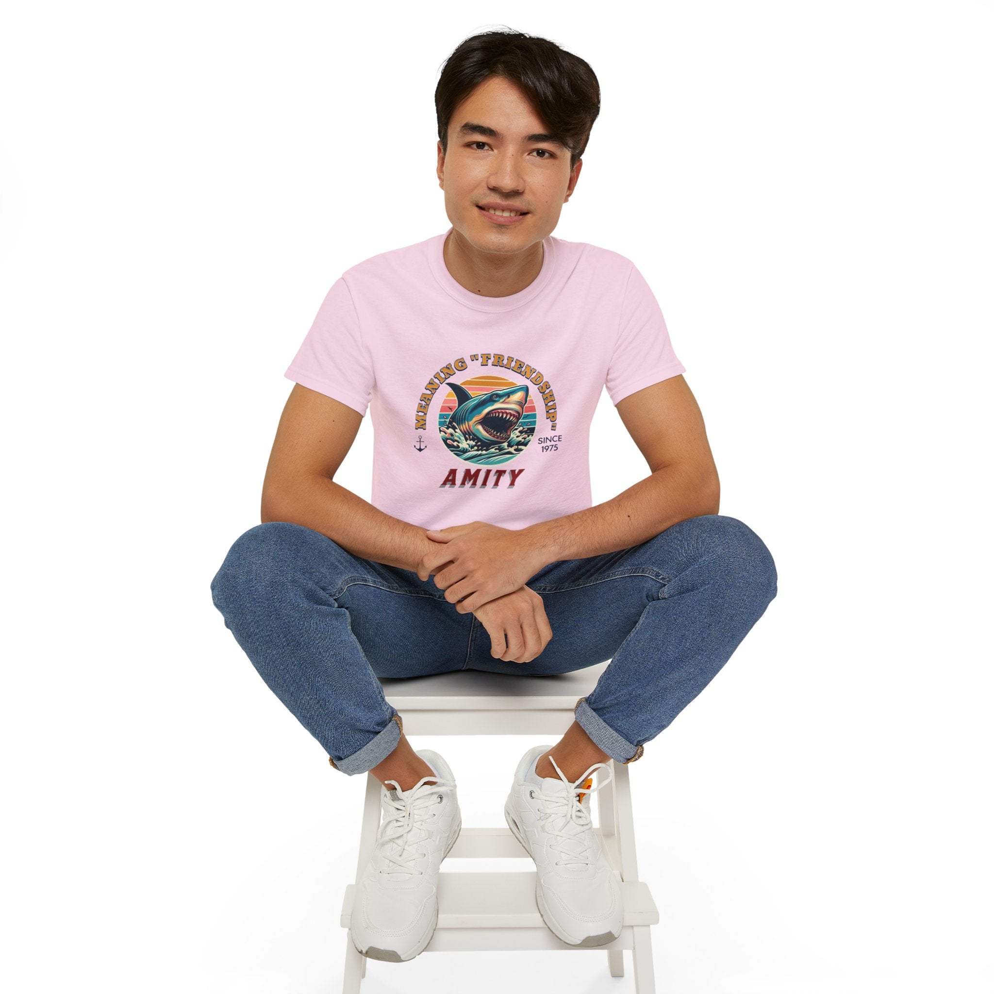 Jaws Movie - Meaning Friendship Amity Tee