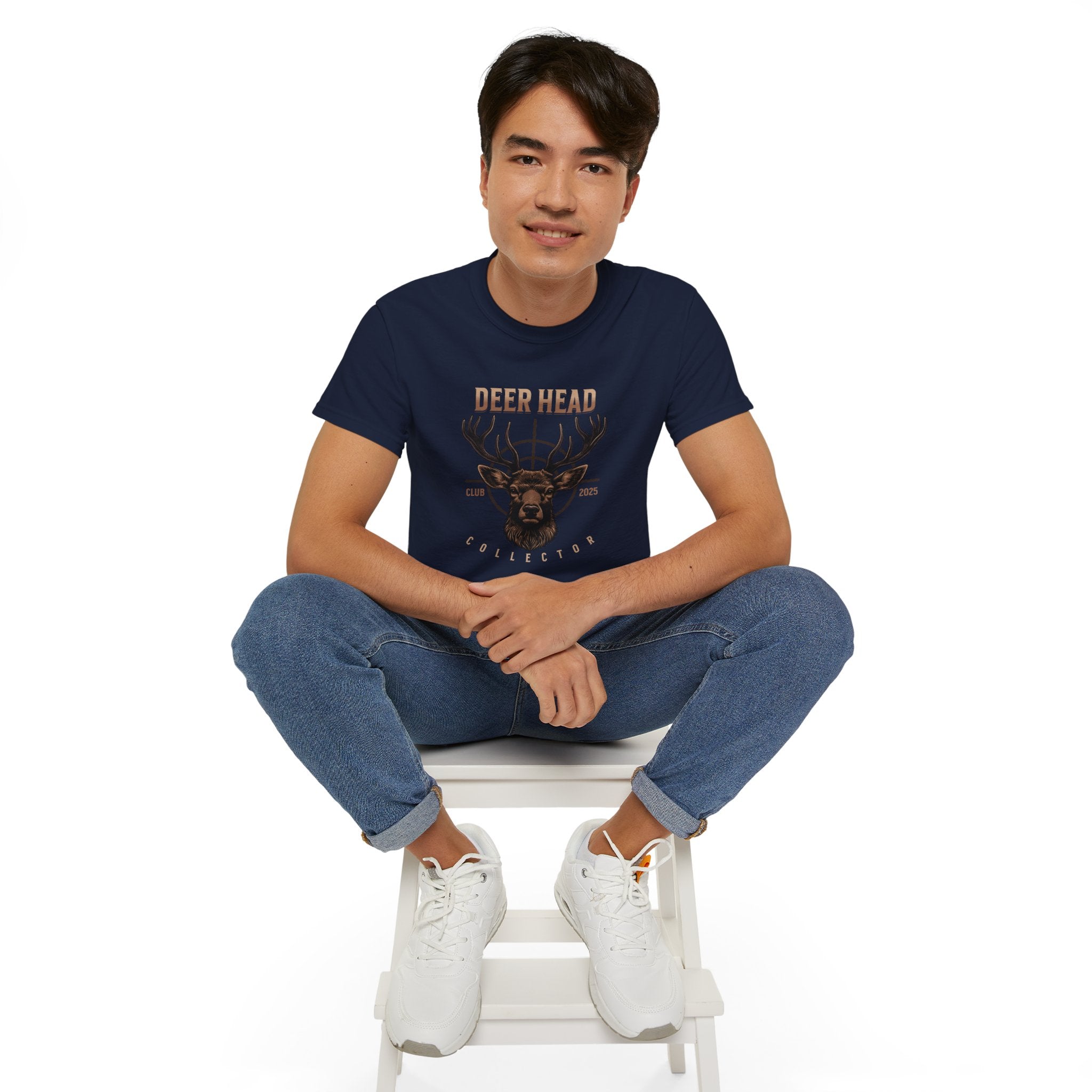 Deer Head Collector Cotton Hunting Tee