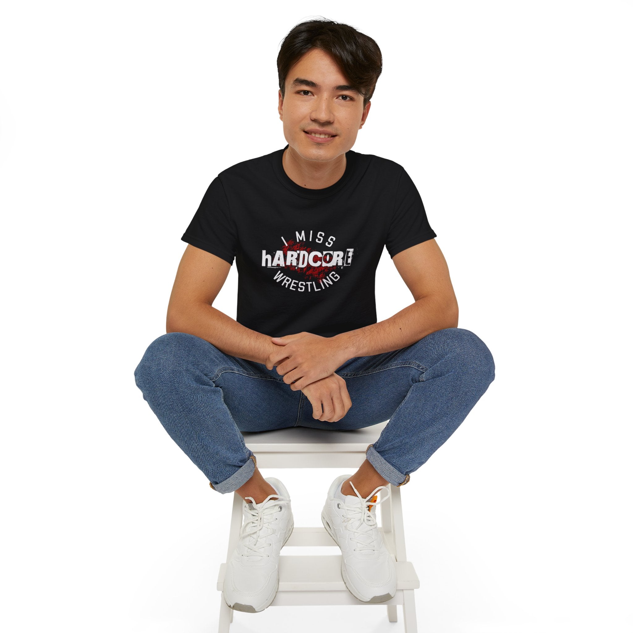 I Miss Hardcore Wrestling Cotton Tee