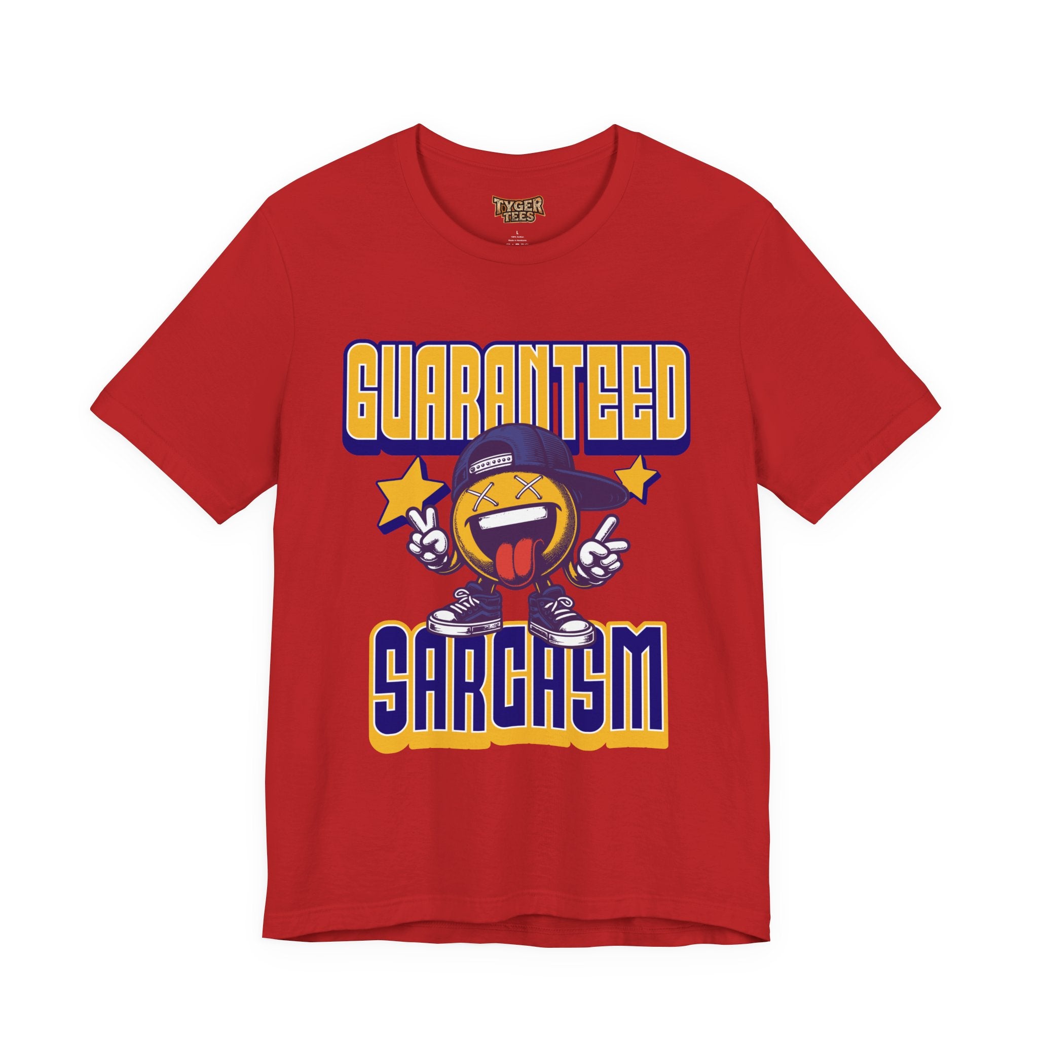 Guaranteed Sarcasm – Funny Smiley Face T-Shirt