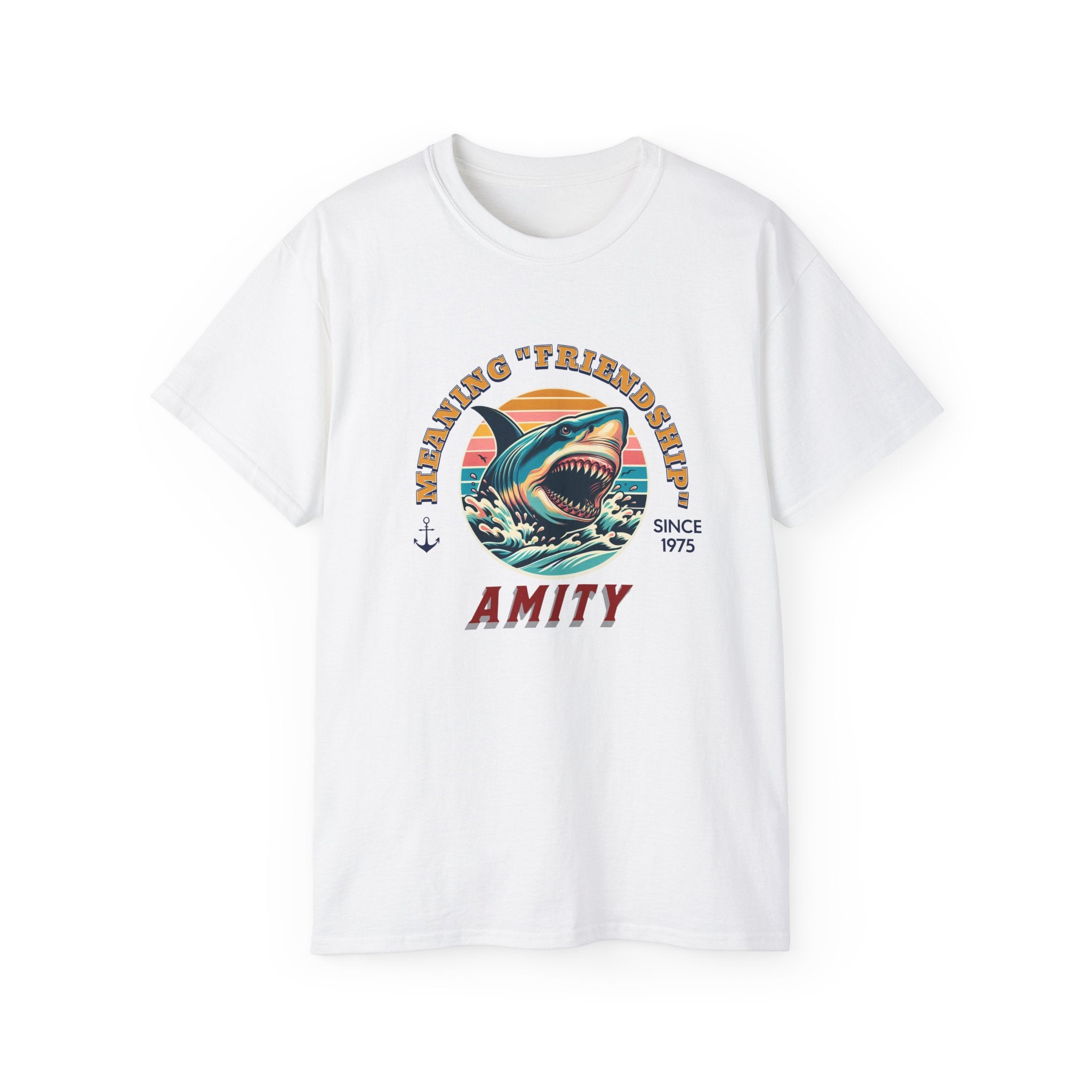 Jaws Movie - Meaning Friendship Amity Tee