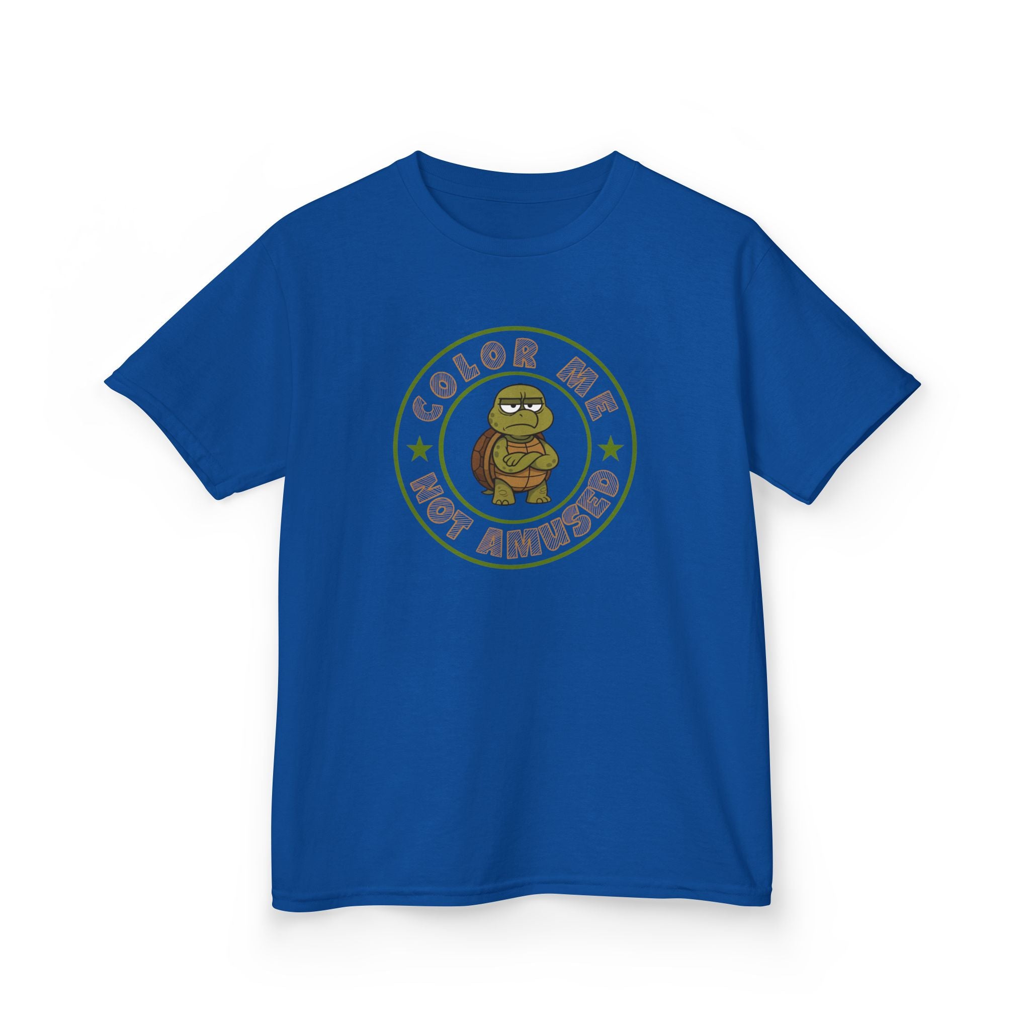 Kids Tee — Color Me Not Amused - Turtle