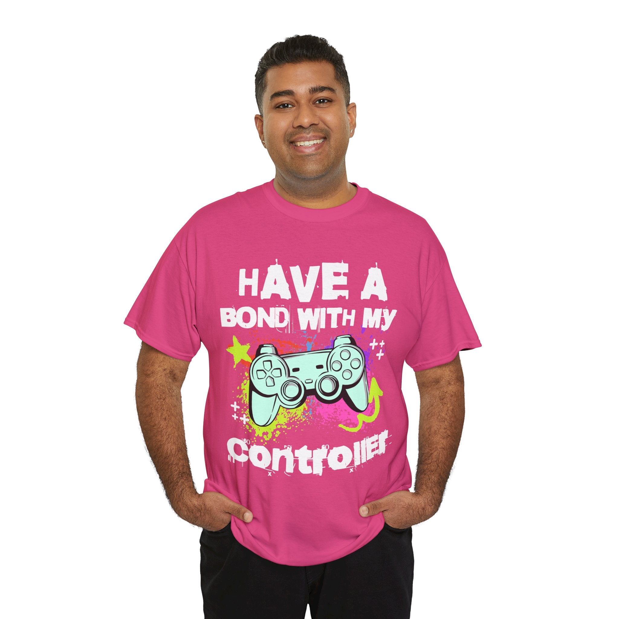 Gamer Controller Tee — "Have a Bond With My Controller" Graphic Shirt