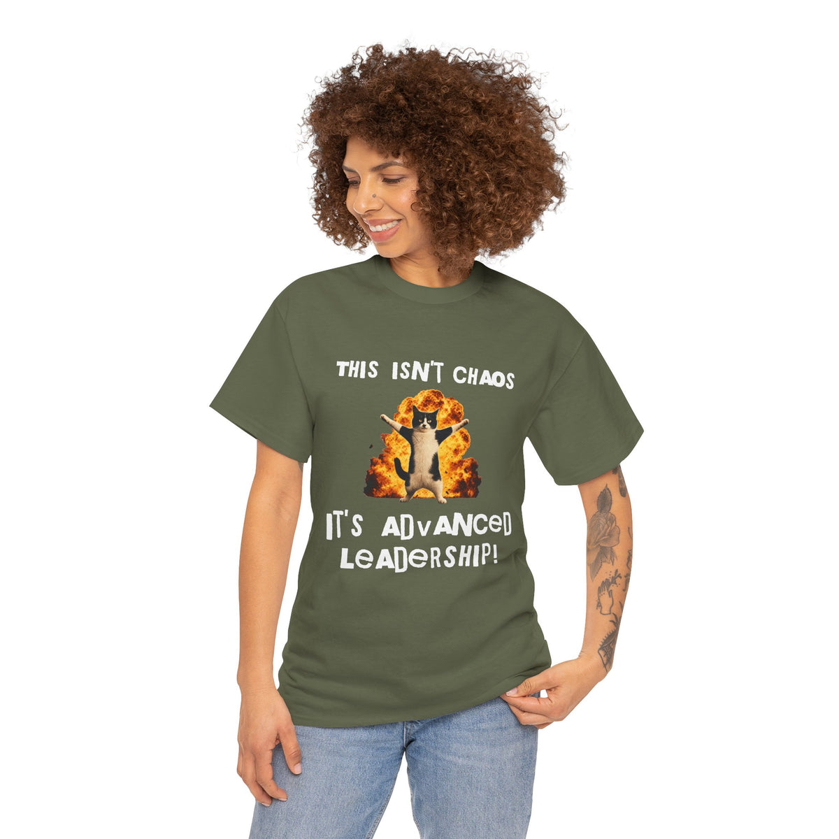 This Isn’t Chaos, It’s Advanced Leadership! - Sarcastic Cotton Tee