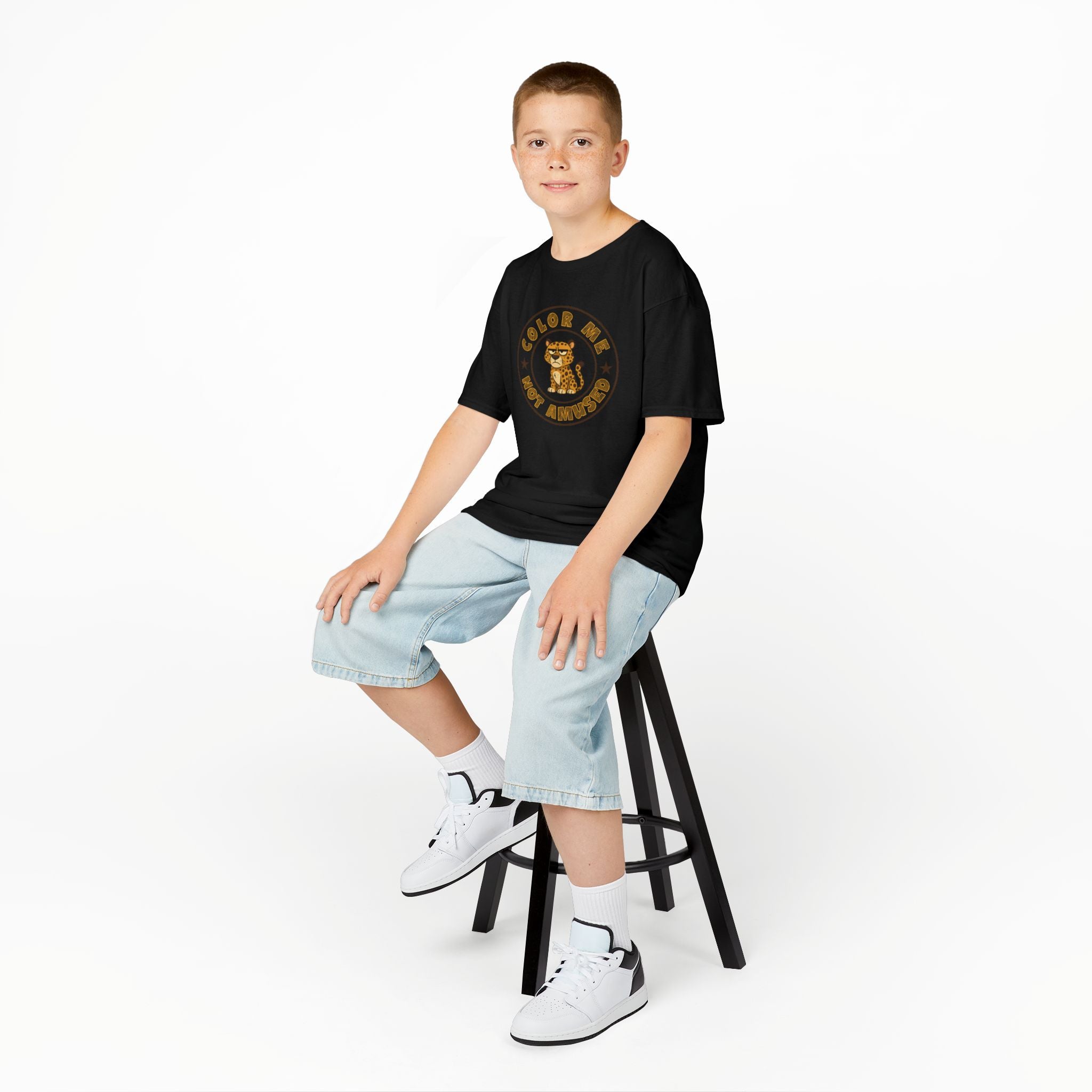 Kids Tee — Color Me Not Amused - Jaguar
