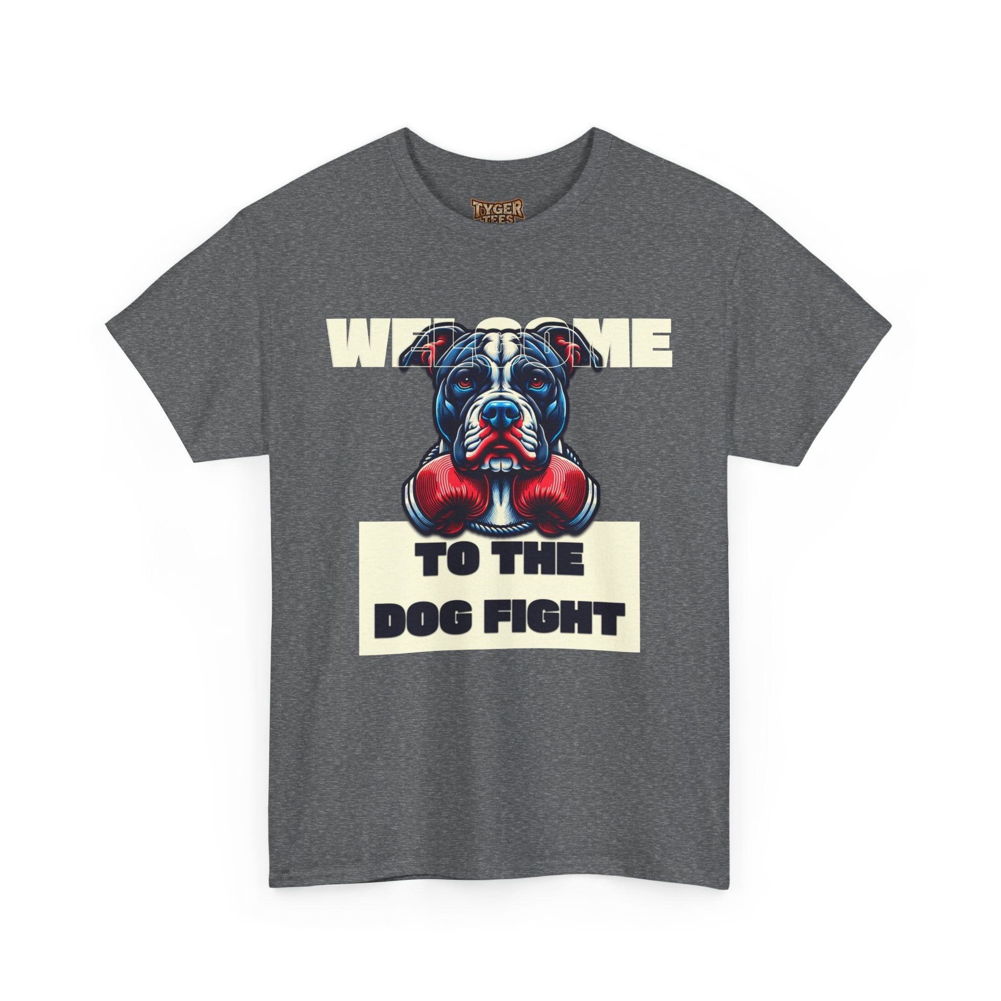 Dog Fight Boxing Dog T-Shirt — Welcome To The Dog Fight Graphic Tee