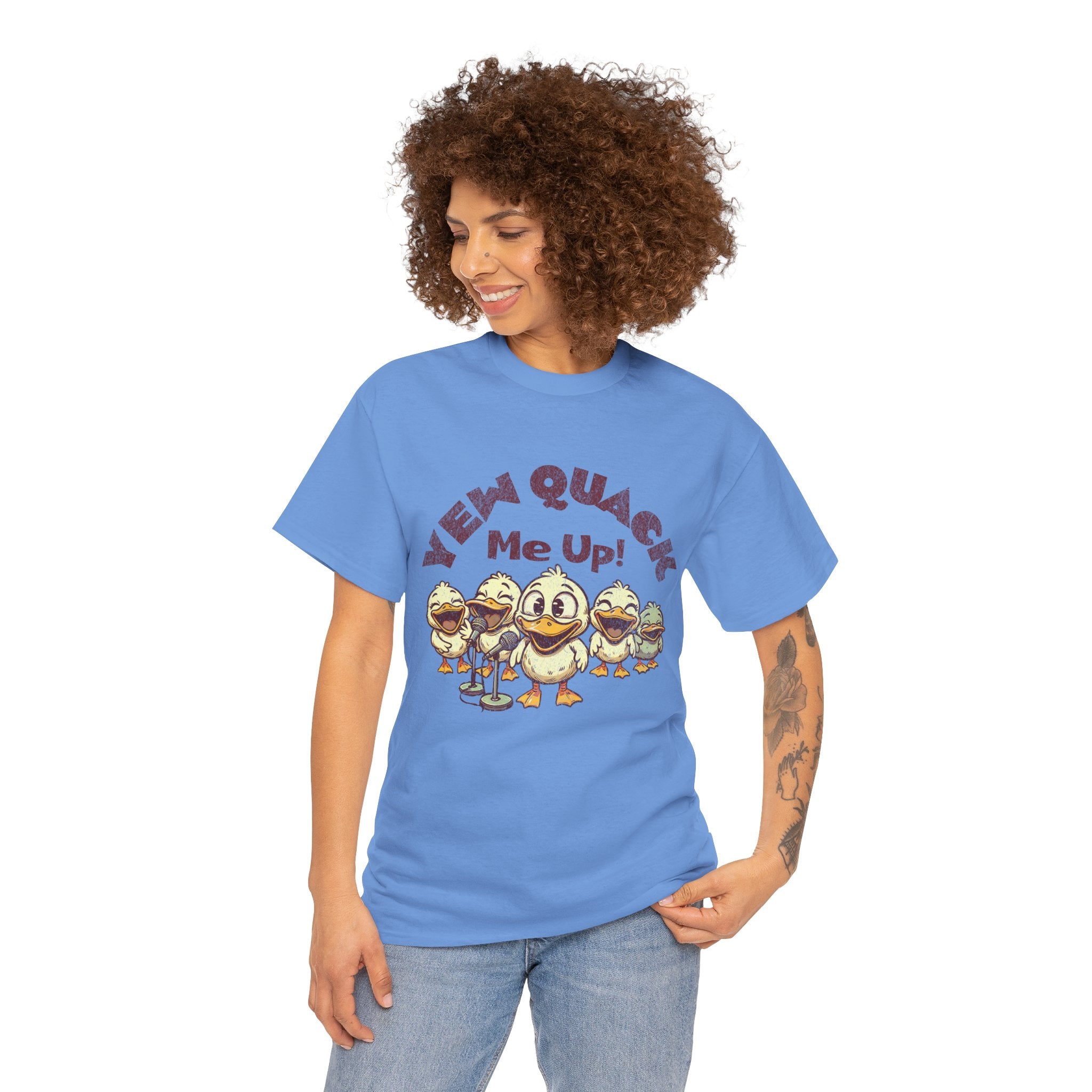 Yew Quack Me Up - Funny Duck Tee