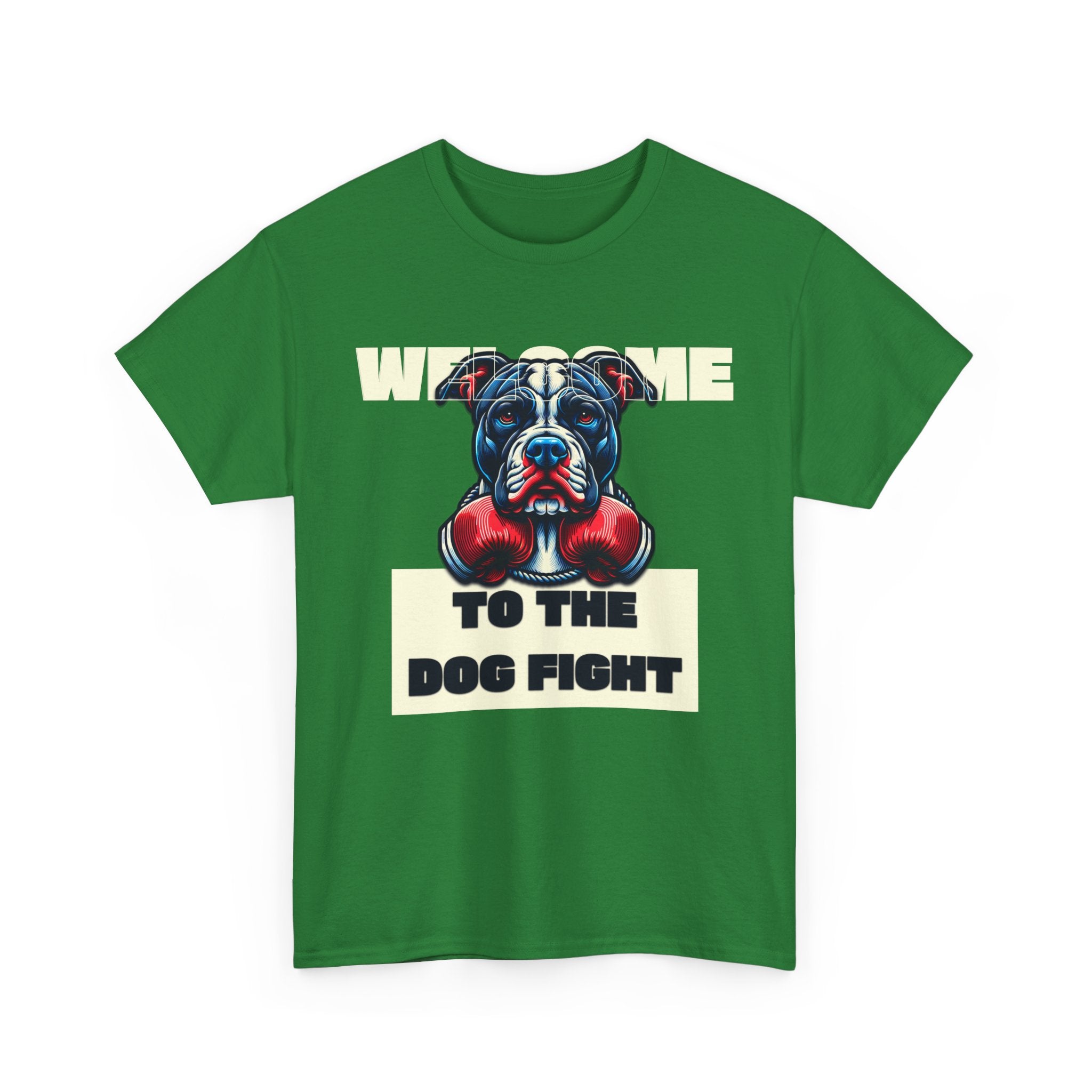 Dog Fight Boxing Dog T-Shirt — Welcome To The Dog Fight Graphic Tee