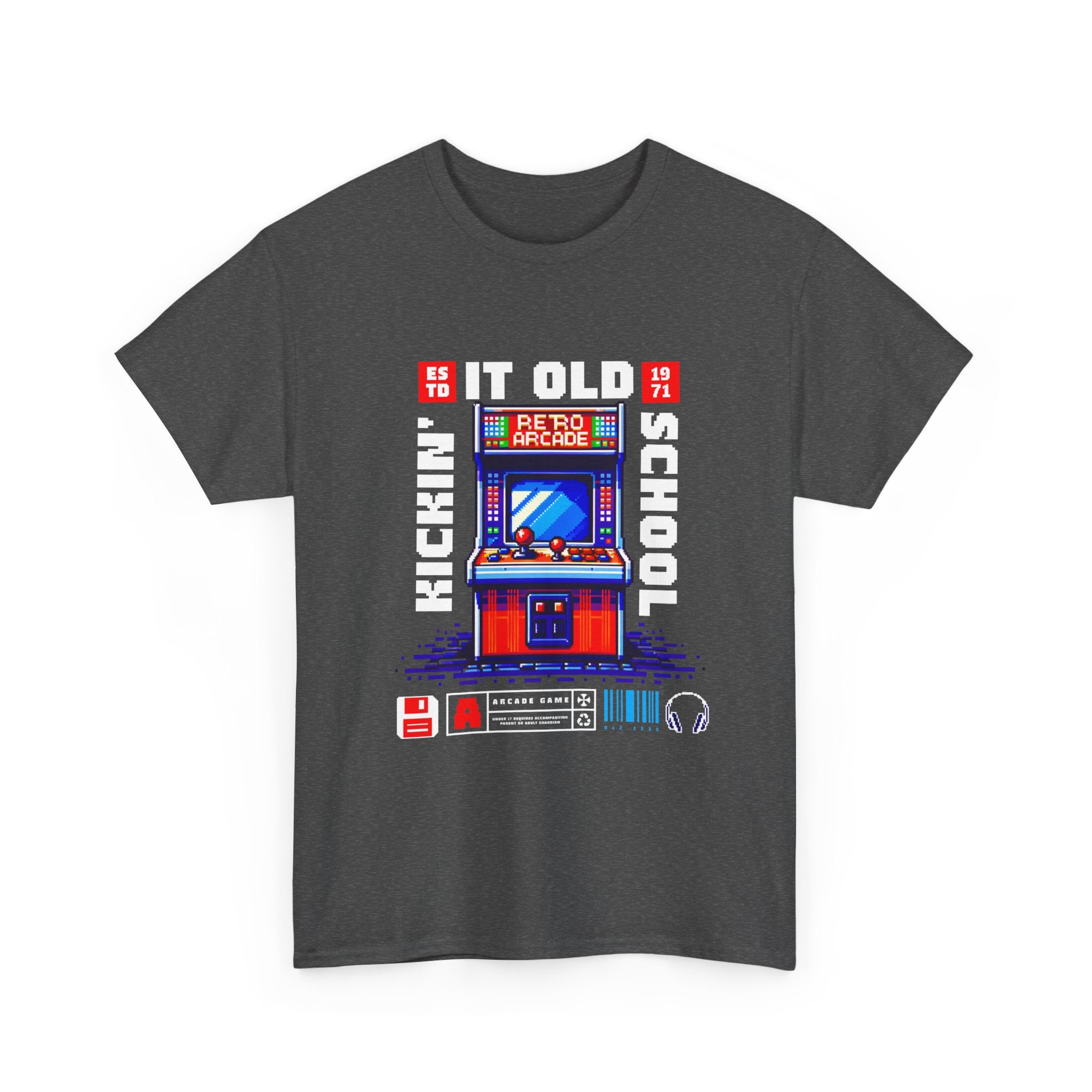 Old School Arcade T-Shirt — "Kickin&