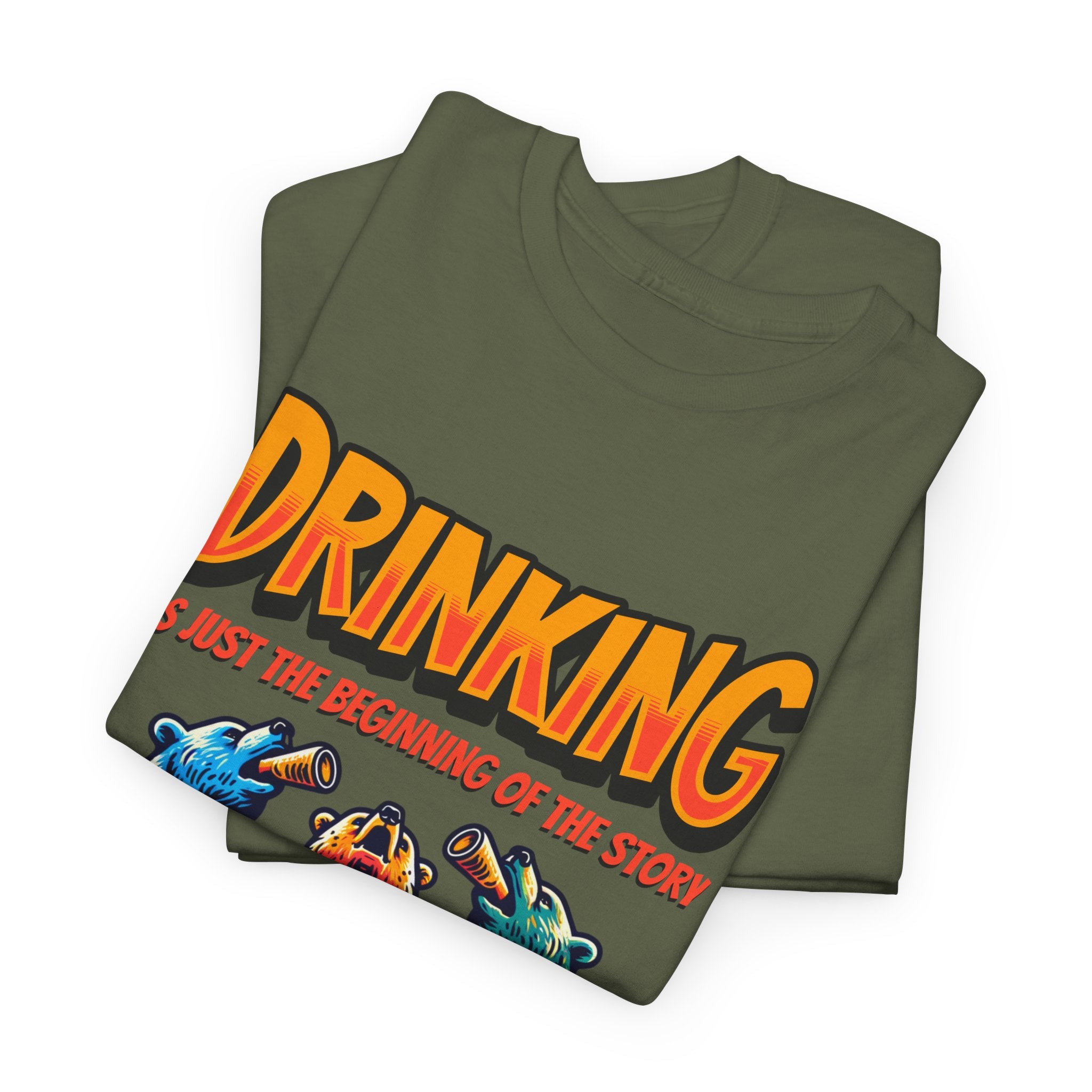 Drinking Is Just the Beginning Graphic Tee — Funny Party T-Shirt