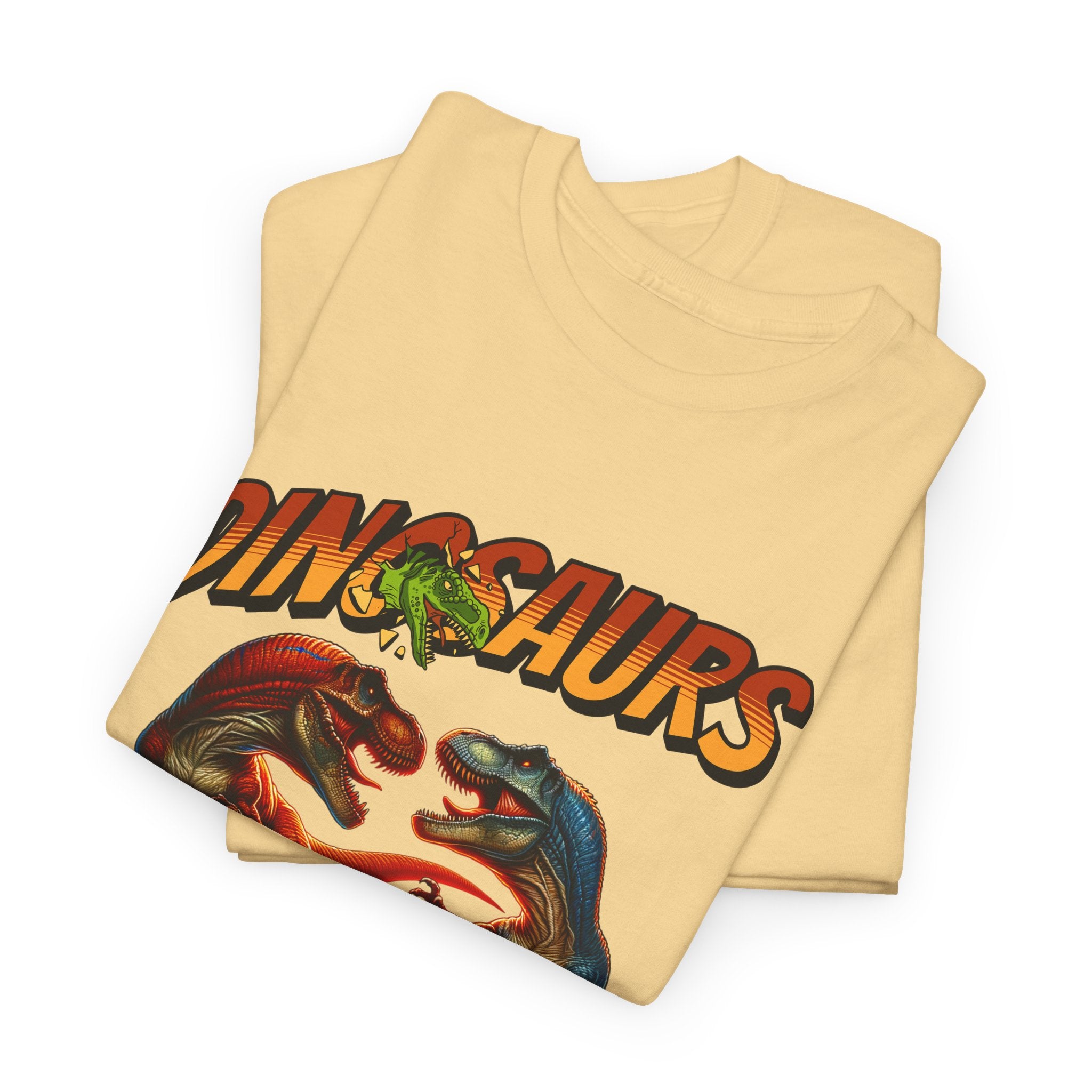 Dinosaur Graphic Tee – "Dinosaurs Will Rise Again" Retro Jurassic T‑Shirt