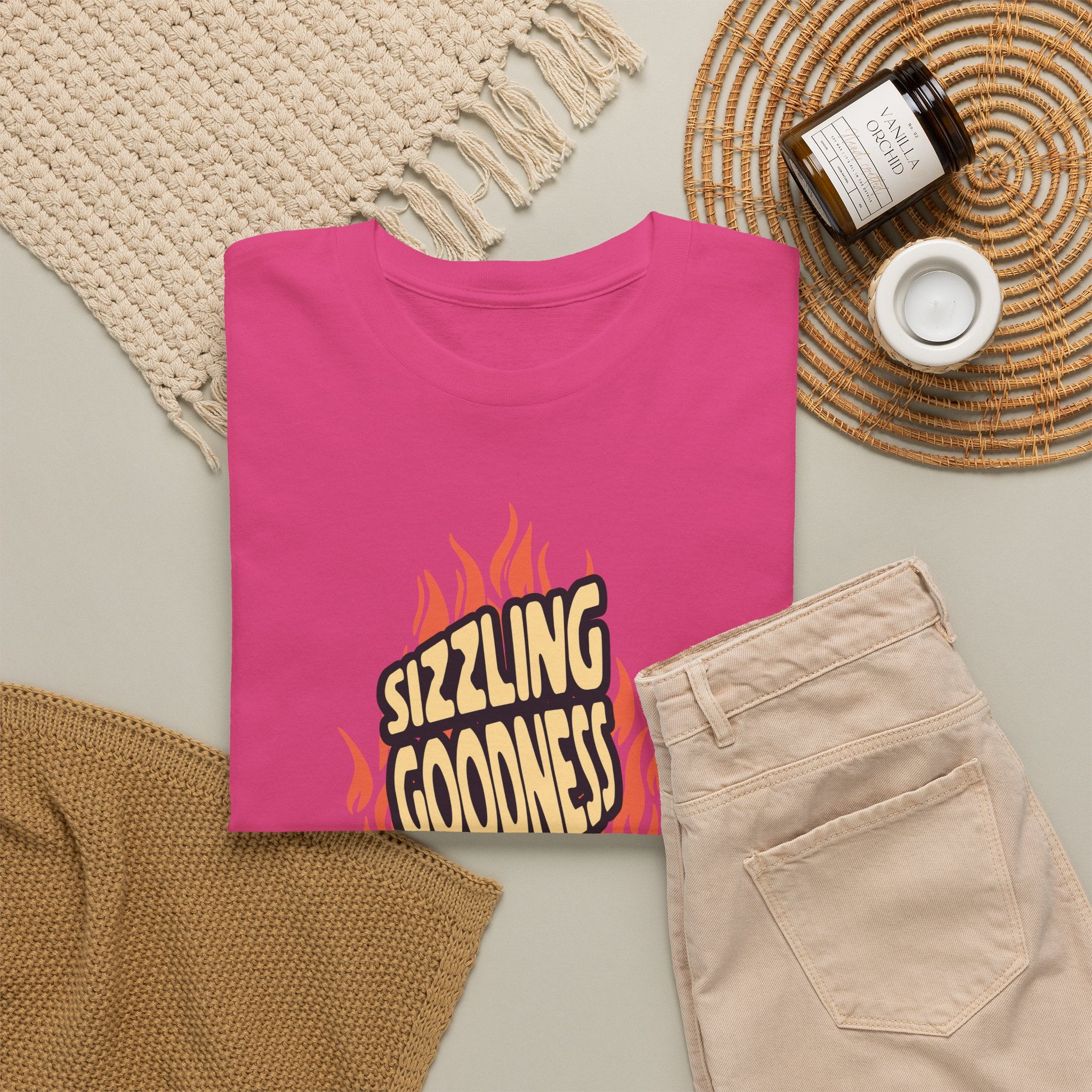 Sizzling Goodness Breakfast T-Shirt — Bacon & Egg Cartoon Tee