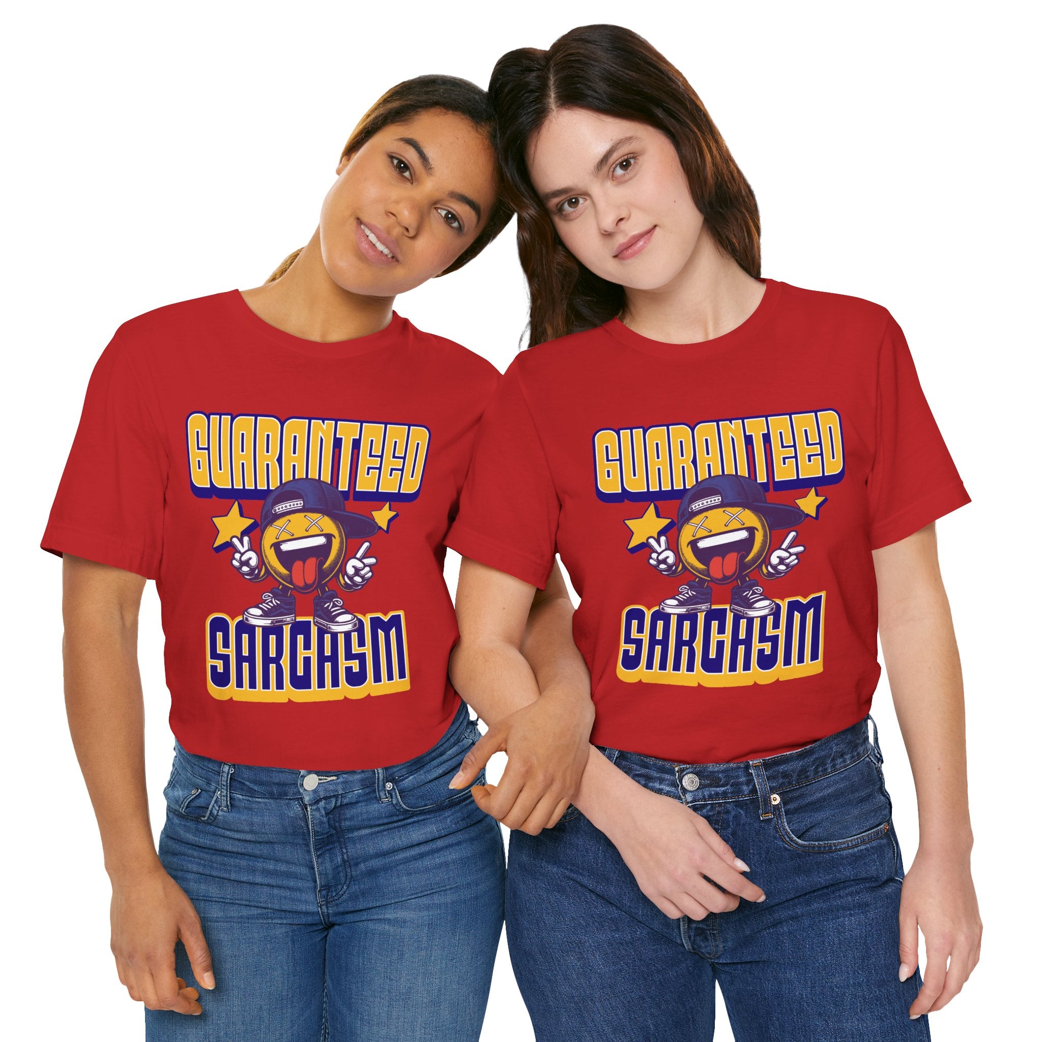 Guaranteed Sarcasm – Funny Smiley Face T-Shirt