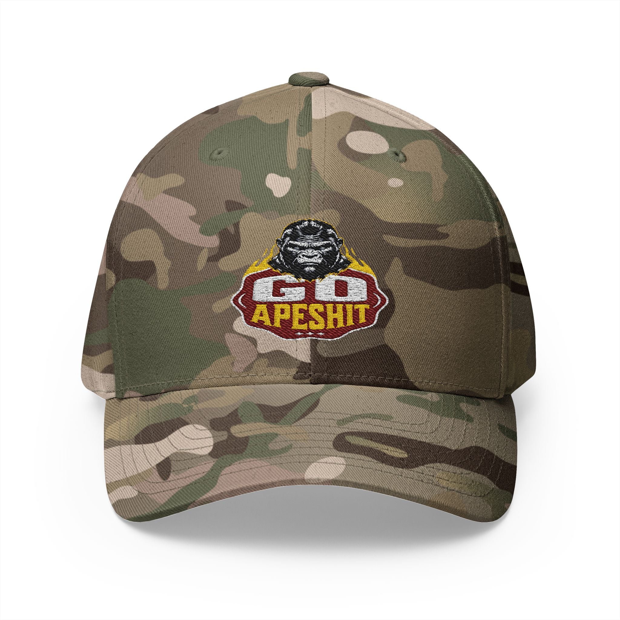 GO APESHIT Embroidered Statement Cap