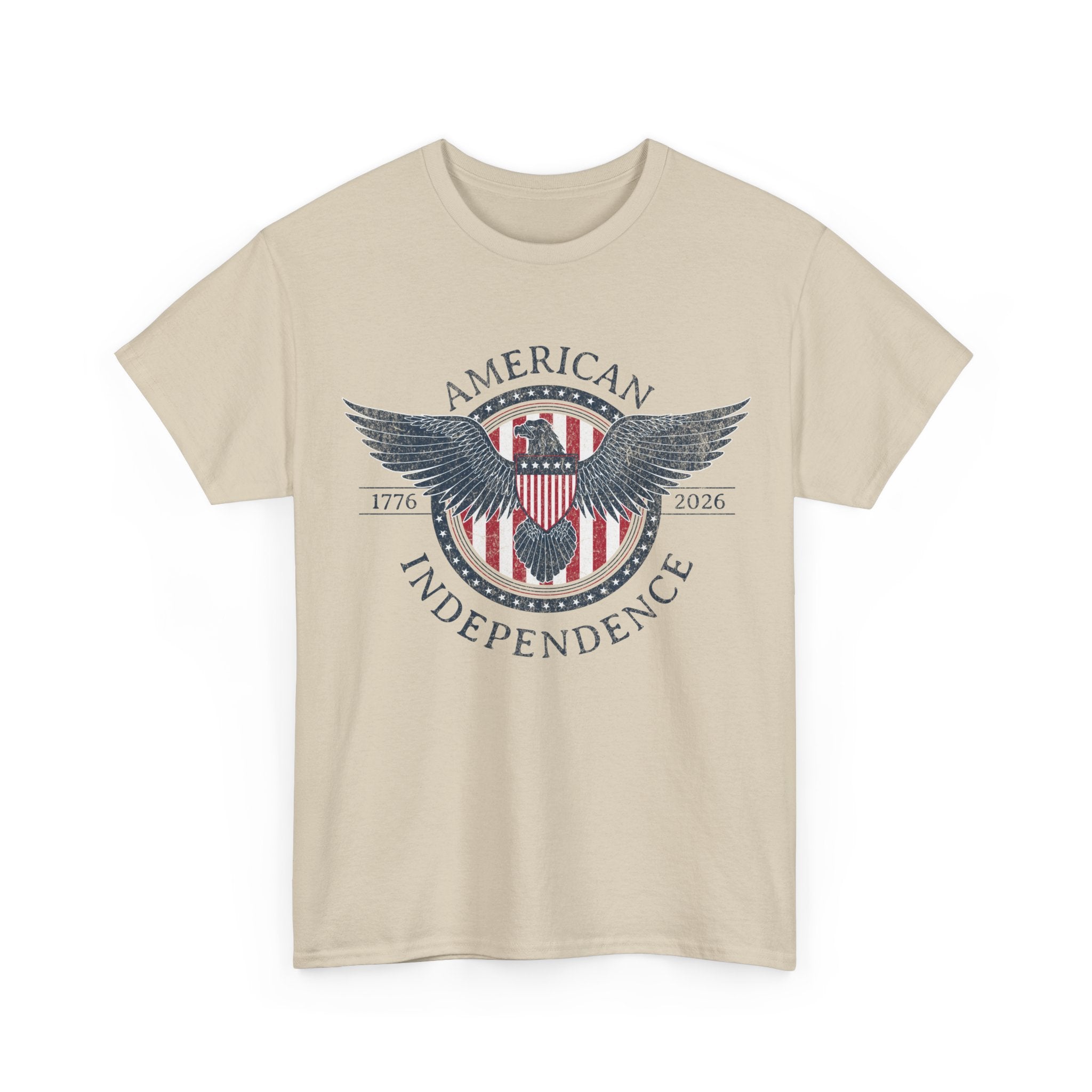 Independence Eagle Tee — American Independence 1776–2025 Vintage Flag Shirt
