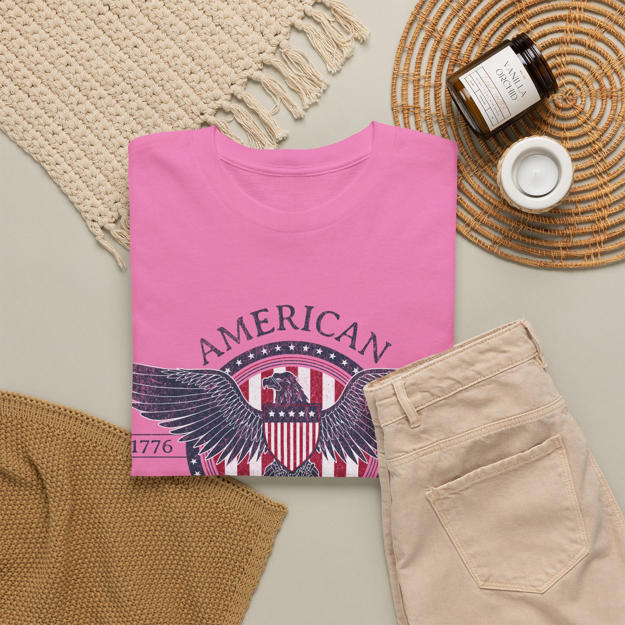 Independence Eagle Tee — American Independence 1776–2025 Vintage Flag Shirt