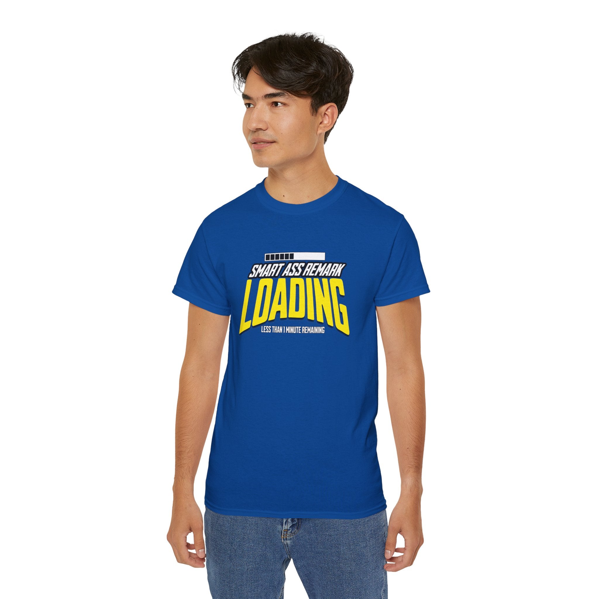 Funny Smart Ass Loading Cotton Tee