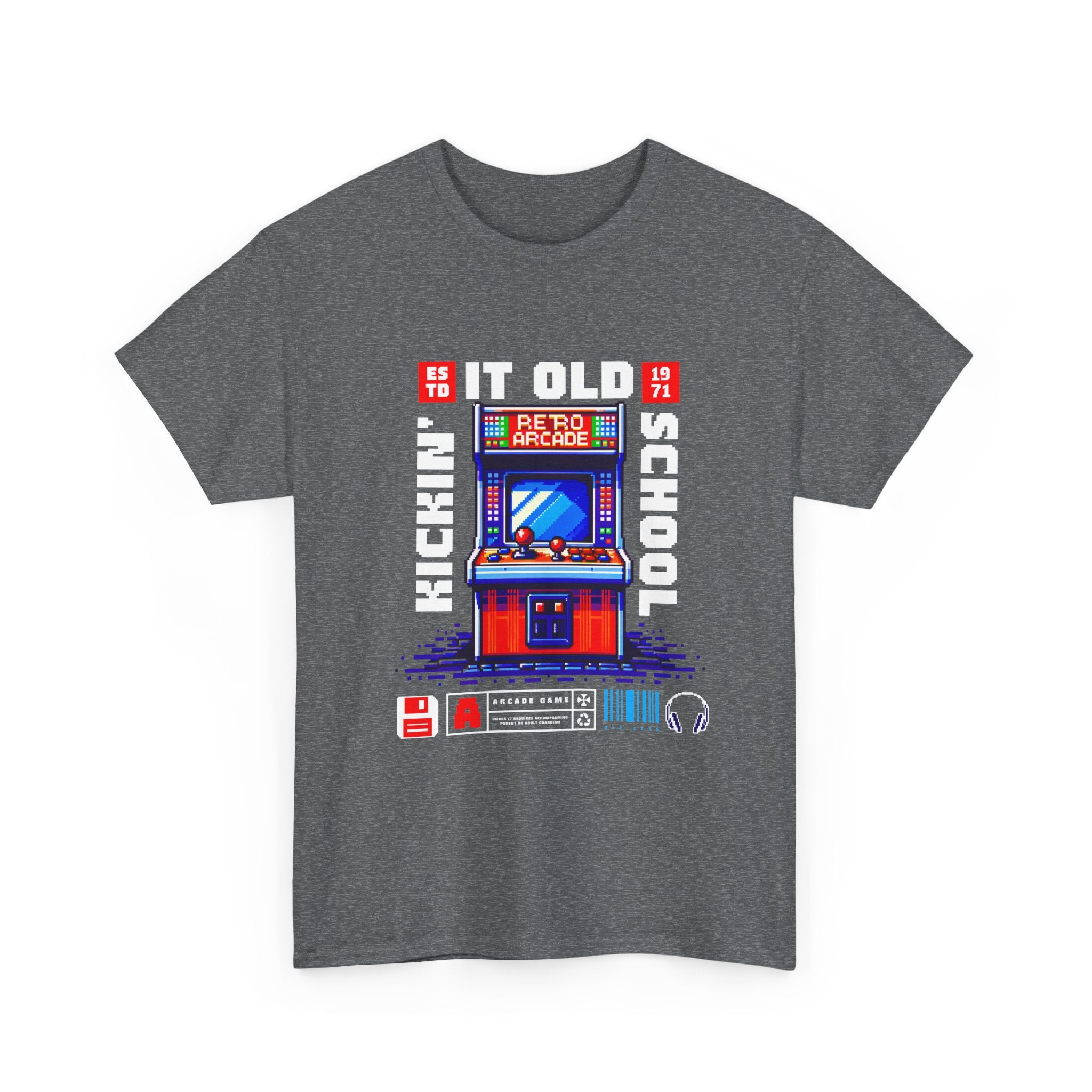 Old School Arcade T-Shirt — "Kickin&