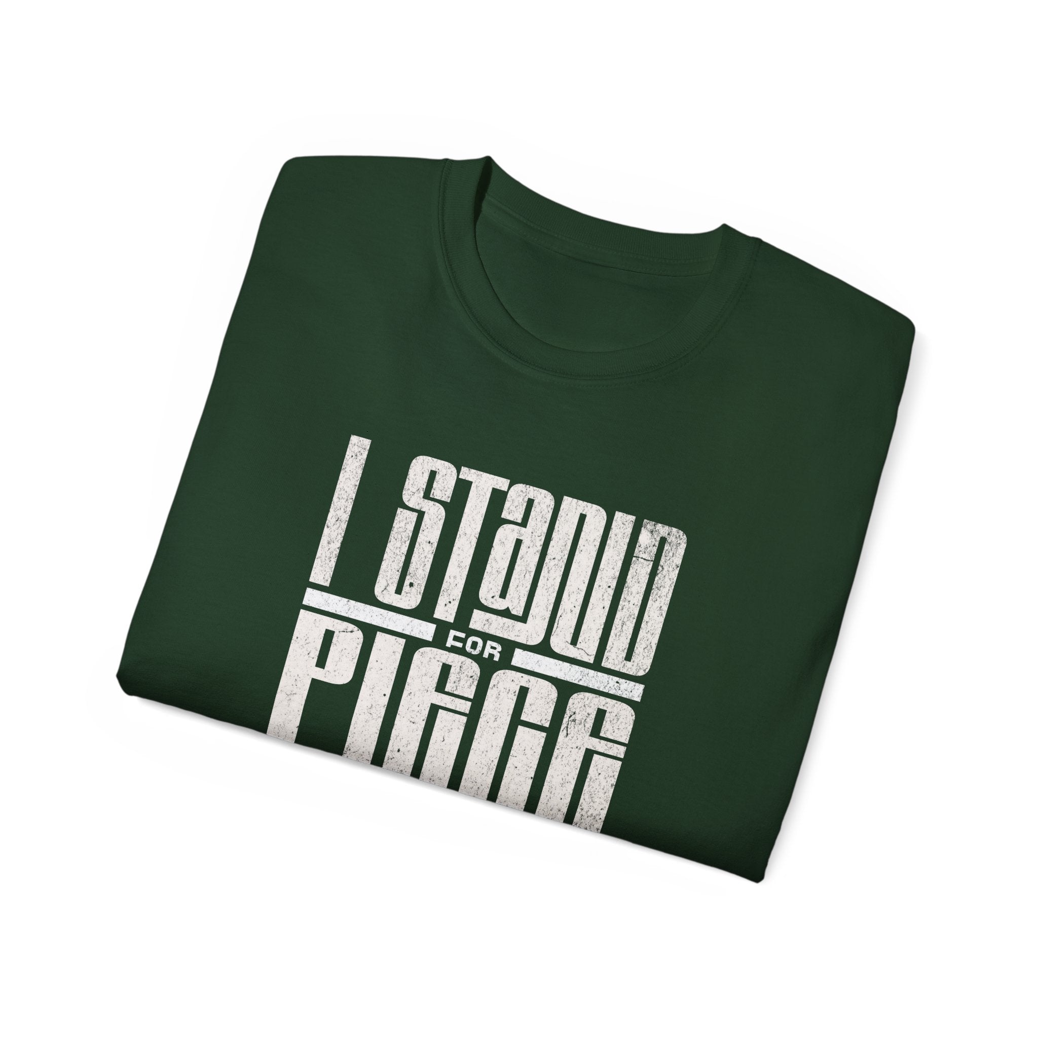 I Stand For Piece of Blueberry Pie Cotton T-Shirt
