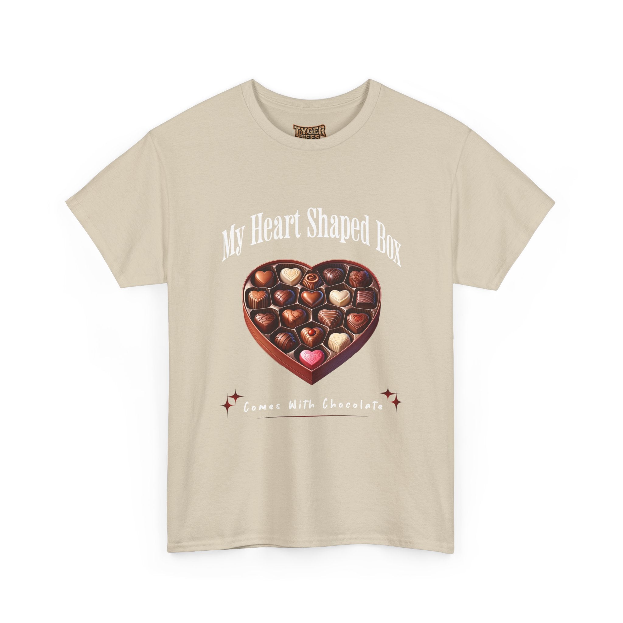 My Heart Shaped Box Comes With Chocolate T-Shirt | 90s Grunge-Inspired Valentine&