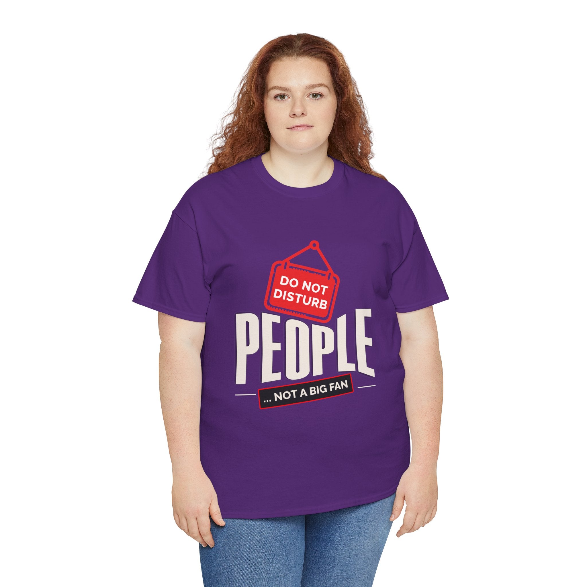 Do Not Disturb People T-Shirt — “People Not a Big Fan” Funny Anti-Social Tee