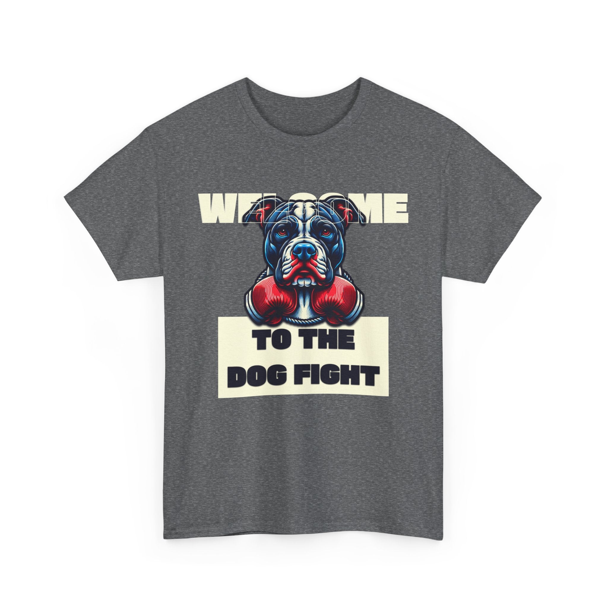 Dog Fight Boxing Dog T-Shirt — Welcome To The Dog Fight Graphic Tee