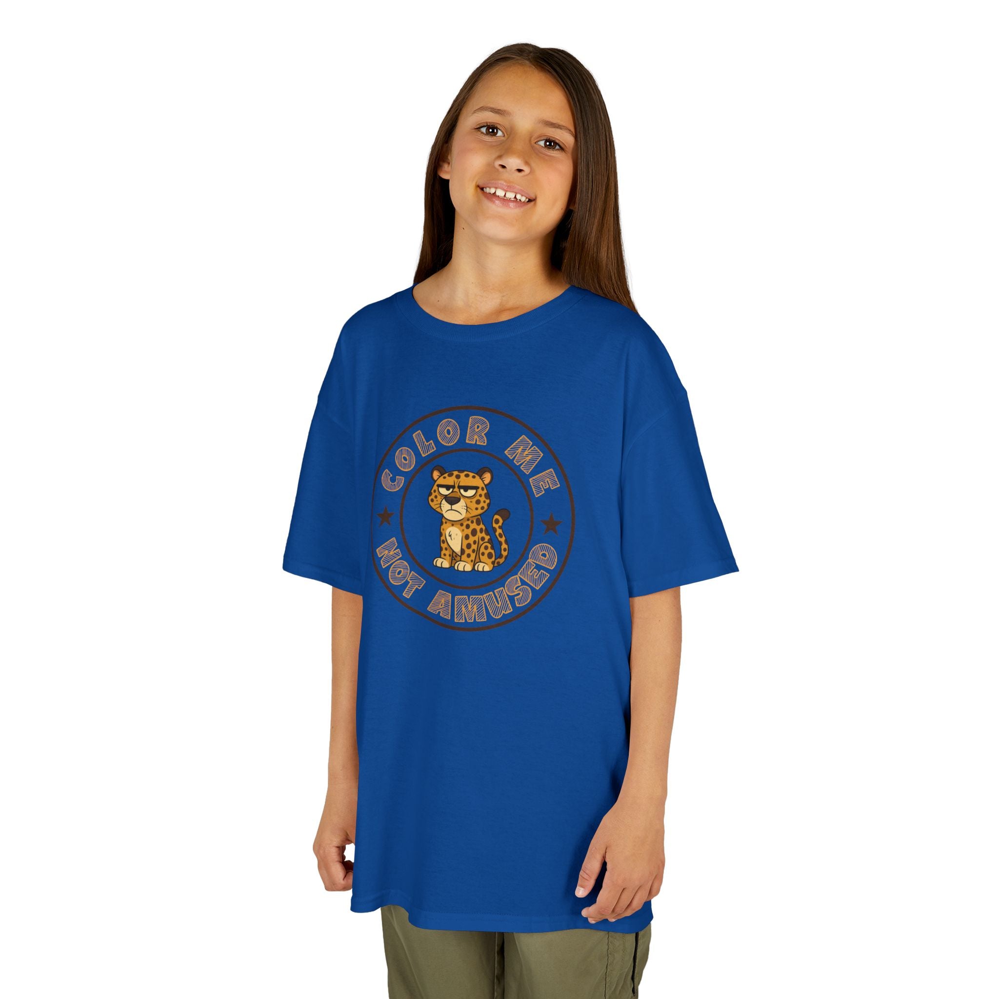 Kids Tee — Color Me Not Amused - Jaguar