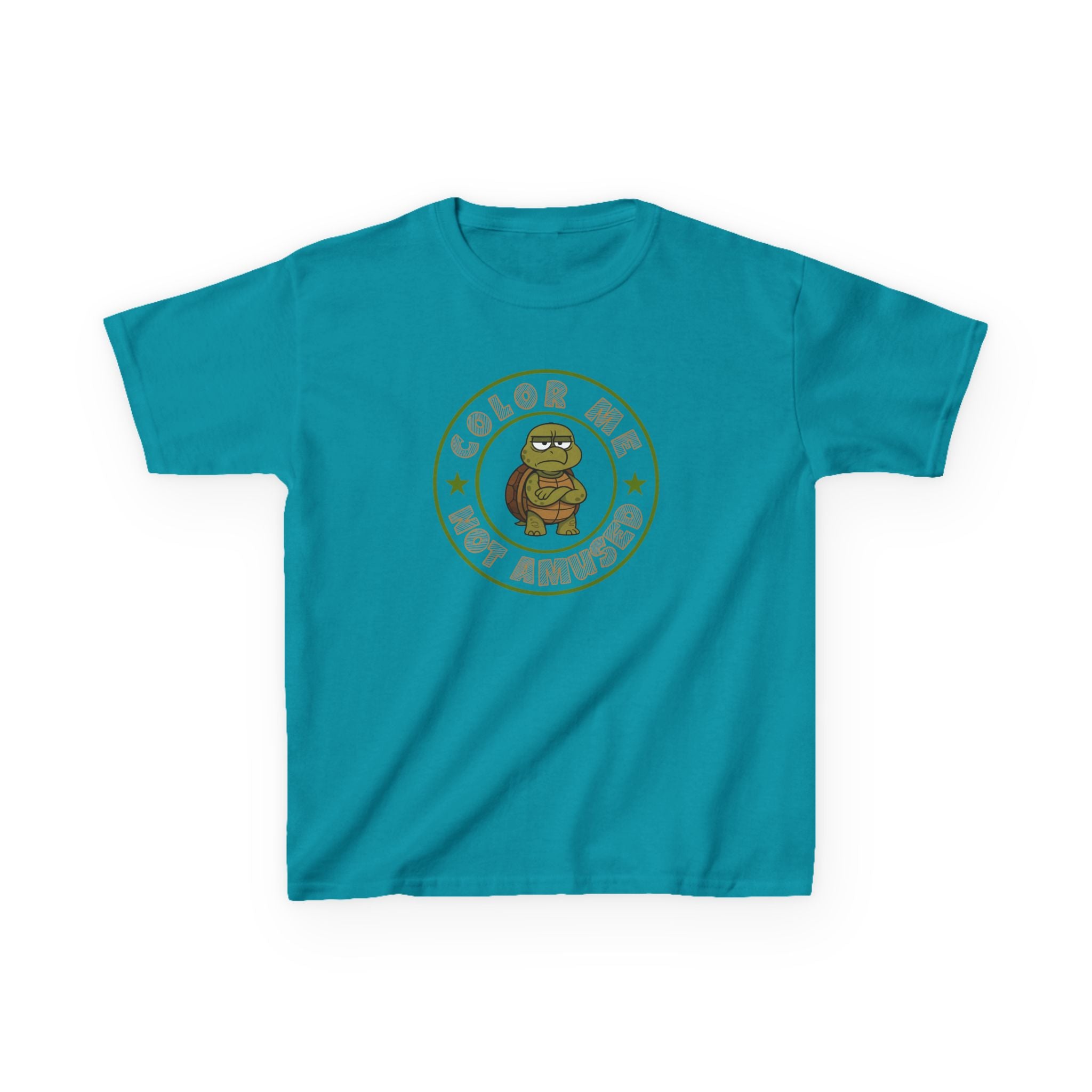 Kids Tee — Color Me Not Amused - Turtle
