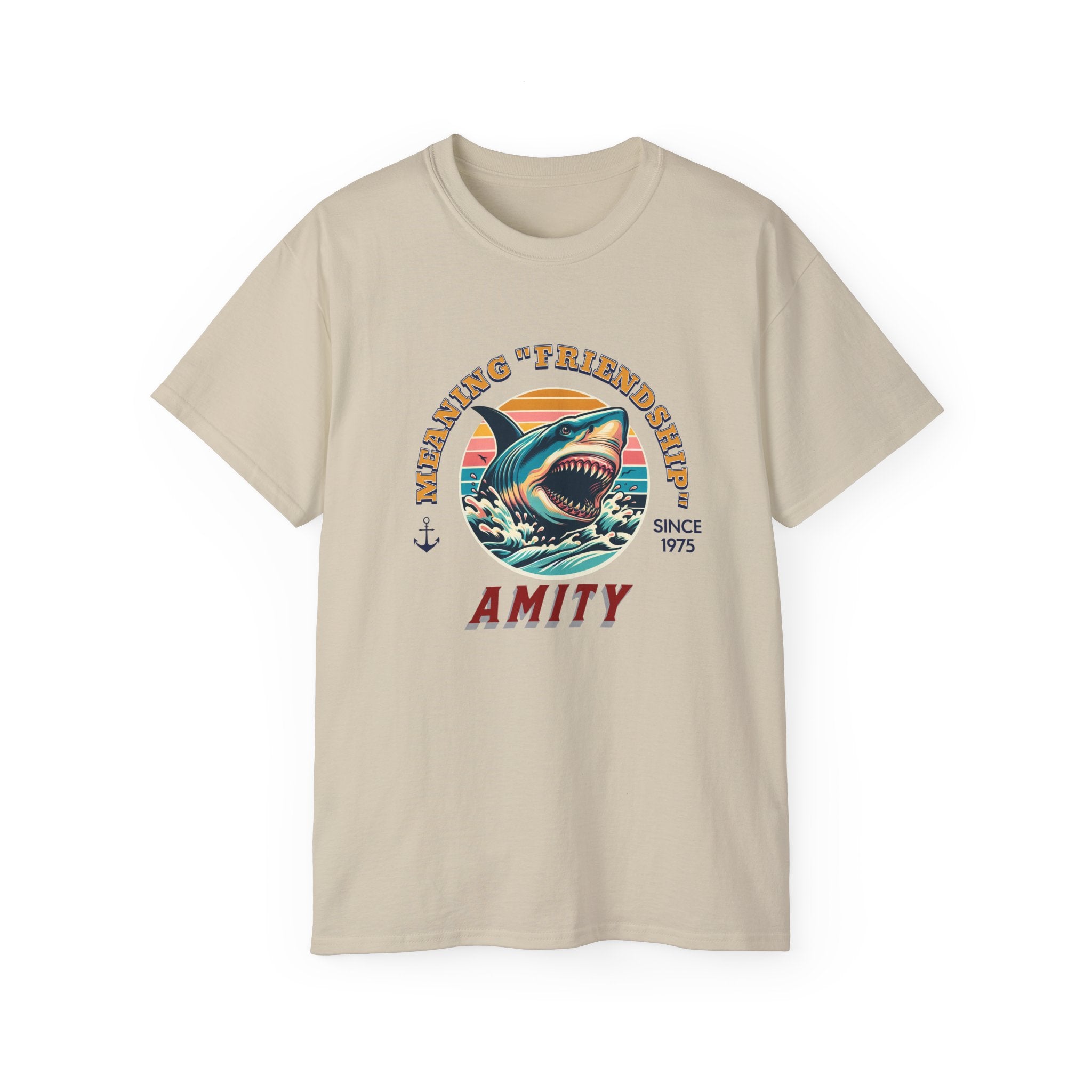 Jaws Movie - Meaning Friendship Amity Tee
