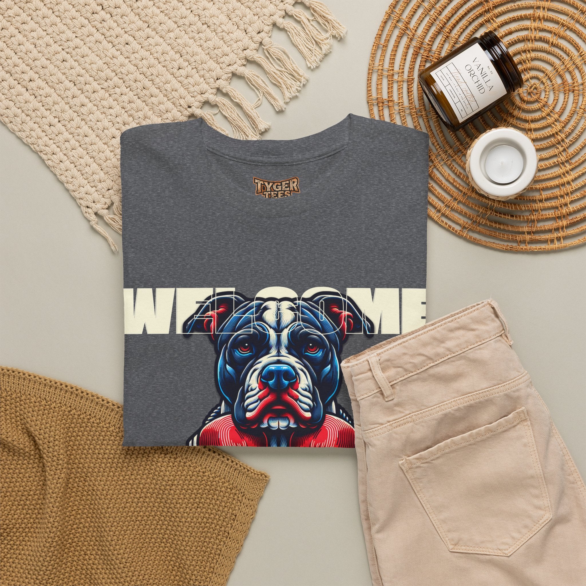 Dog Fight Boxing Dog T-Shirt — Welcome To The Dog Fight Graphic Tee