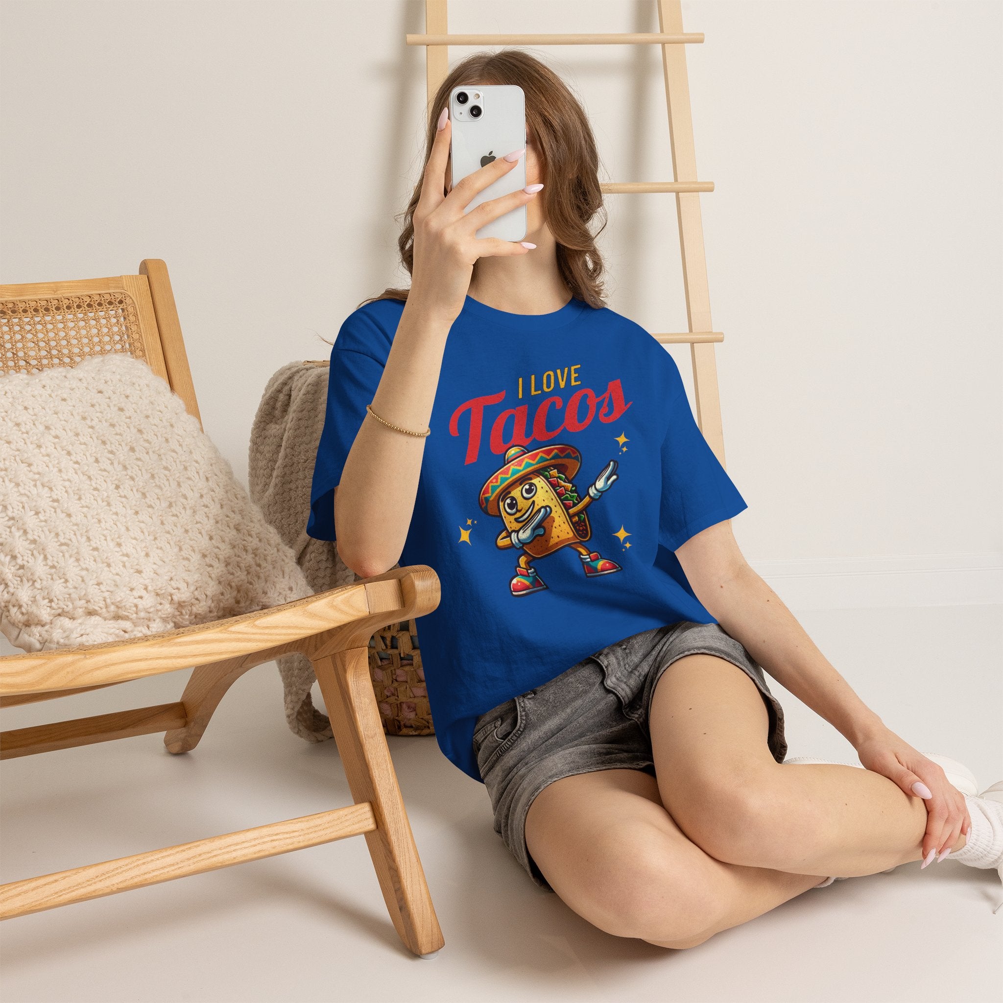 I Love Tacos Tee — Cute Dancing Taco Graphic T-Shirt