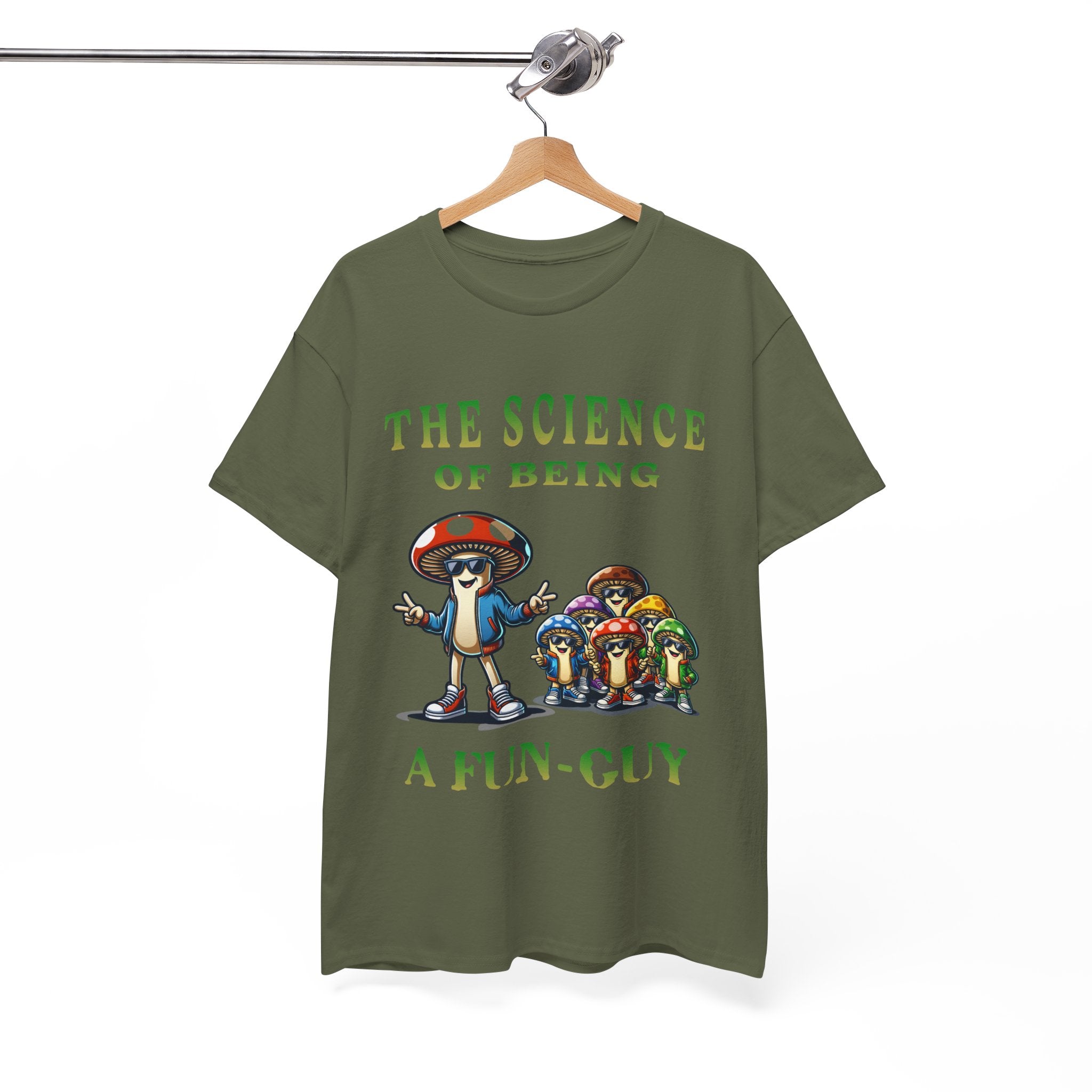The Science of Being a Fun-Guy T-Shirt — Cool Mushroom Pun Graphic Tee