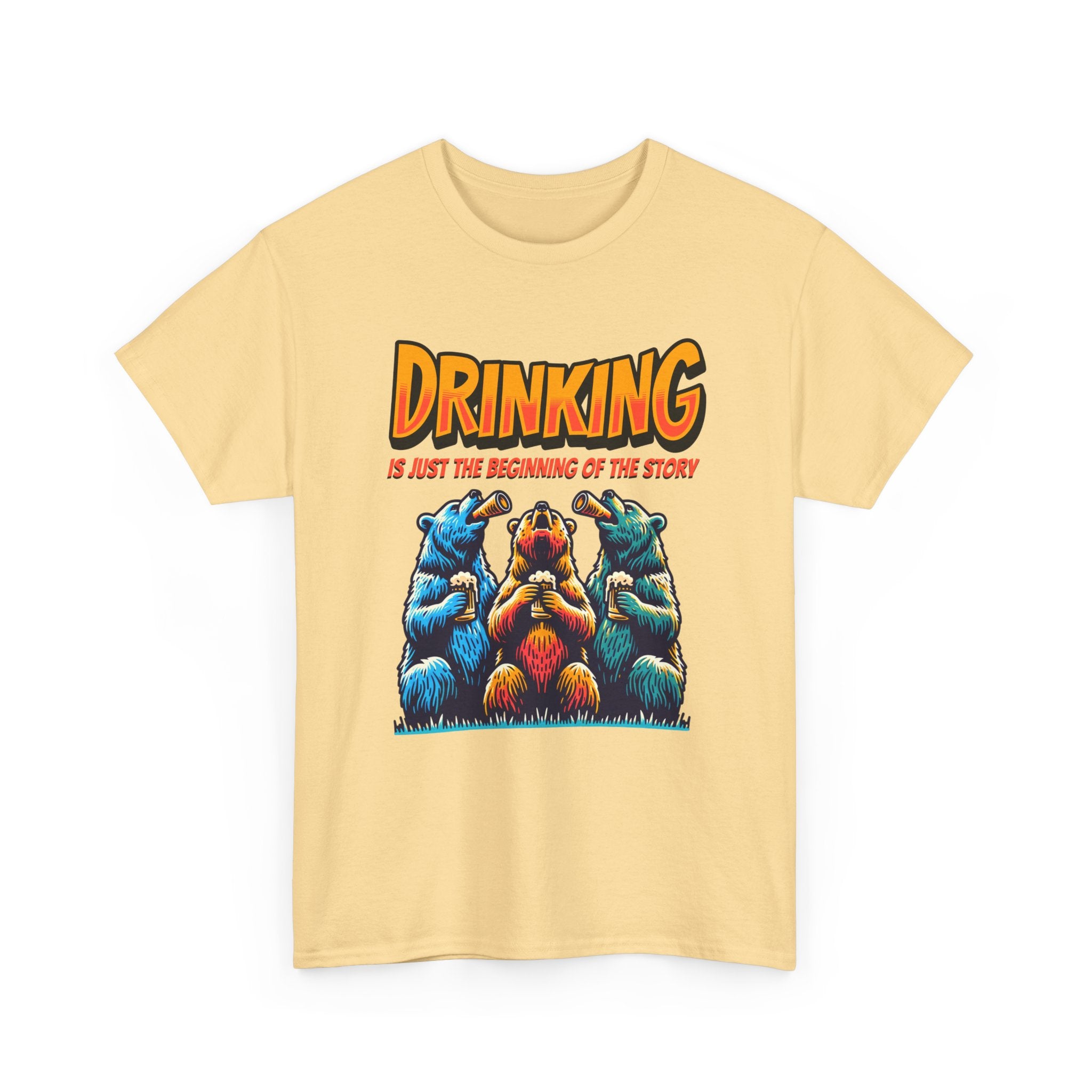 Drinking Is Just the Beginning Graphic Tee — Funny Party T-Shirt