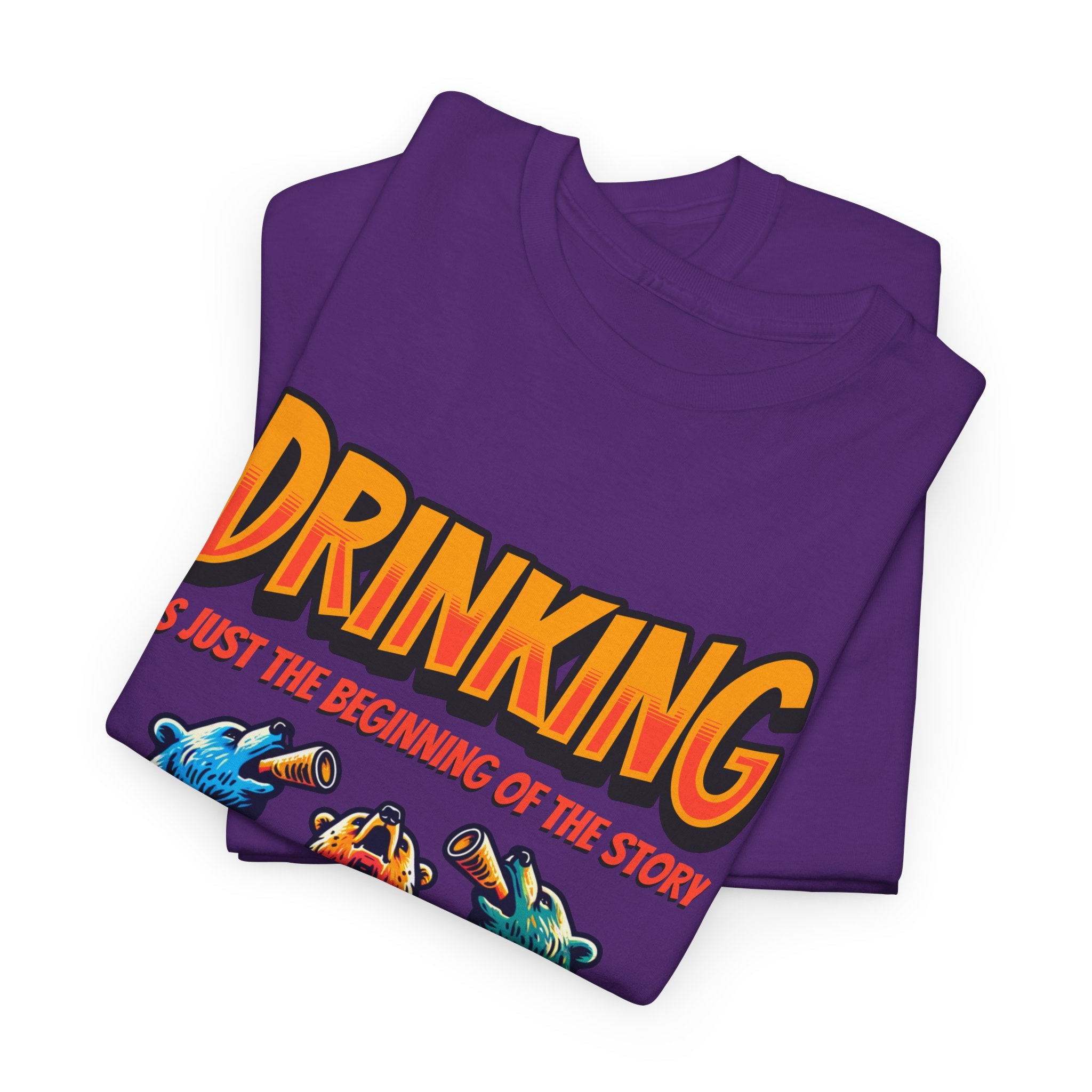 Drinking Is Just the Beginning Graphic Tee — Funny Party T-Shirt