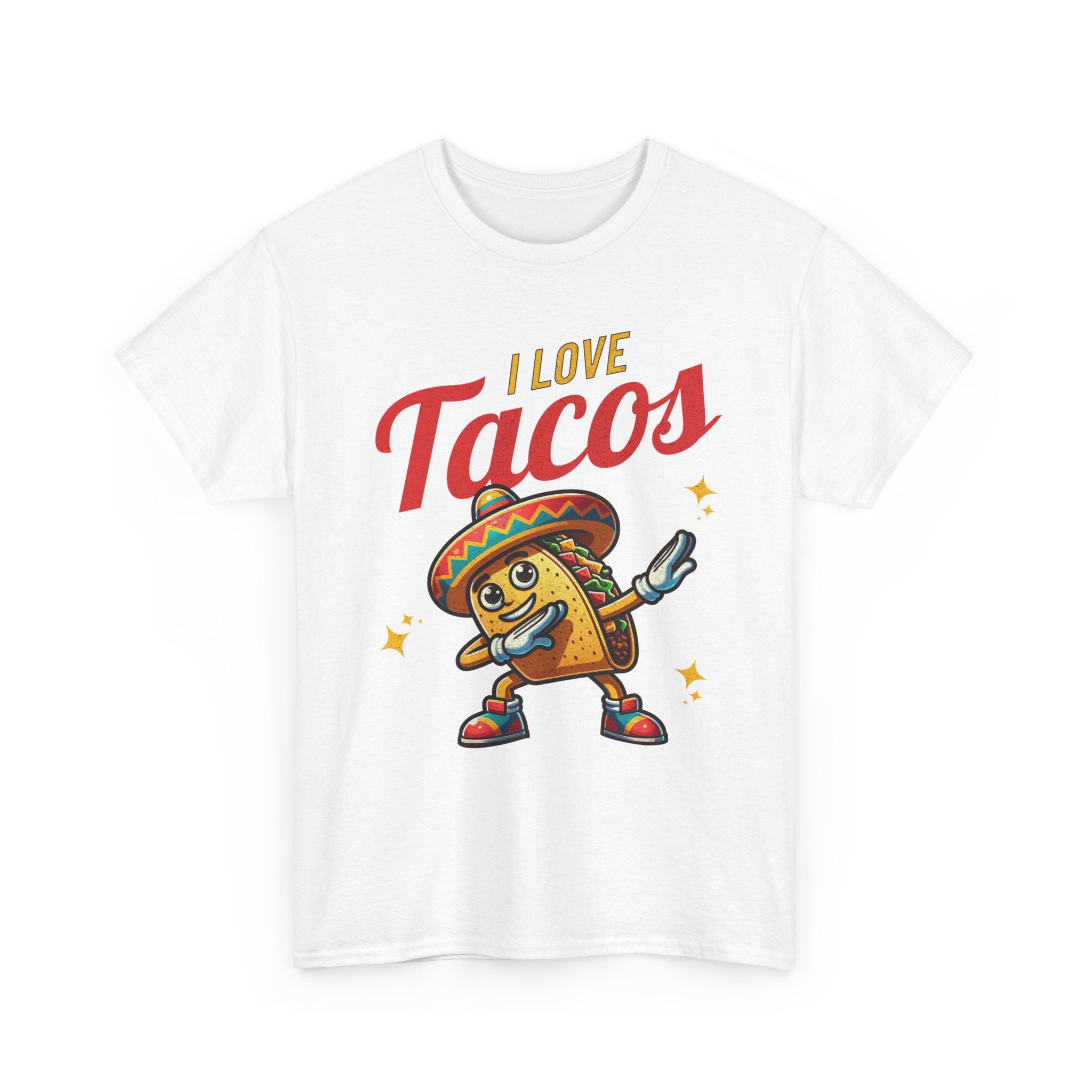 I Love Tacos Tee — Cute Dancing Taco Graphic T-Shirt