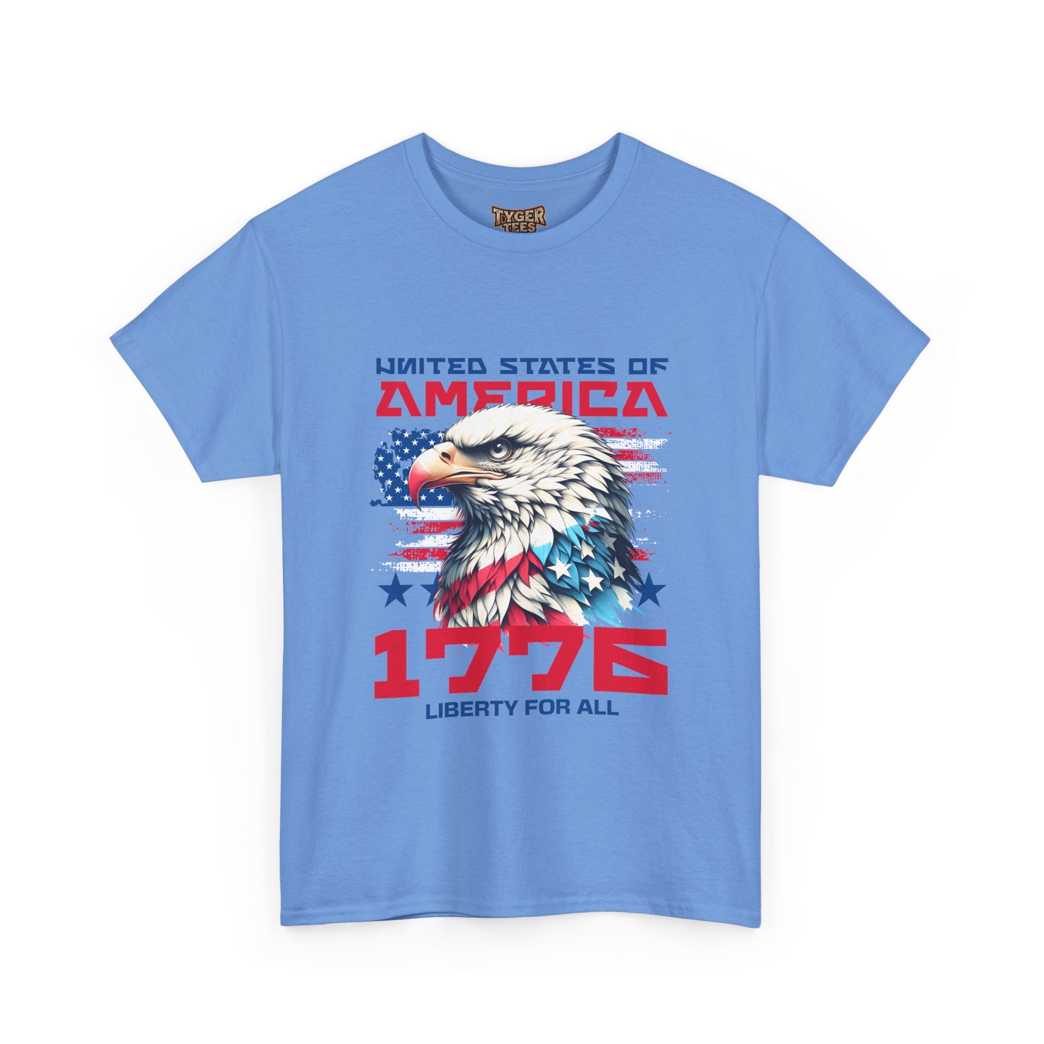 1776 Liberty For All T-Shirt — Patriotic American Eagle Independence Day Tee