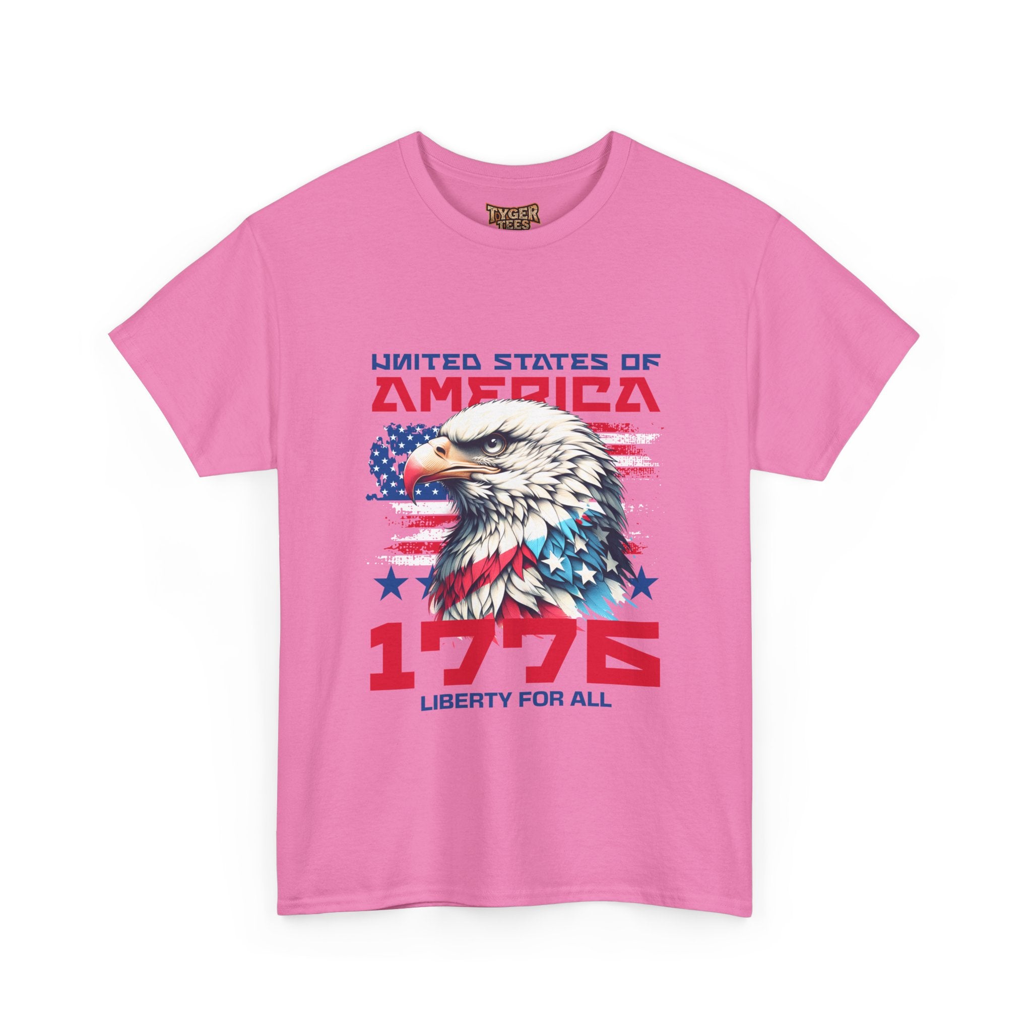 1776 Liberty For All T-Shirt — Patriotic American Eagle Independence Day Tee