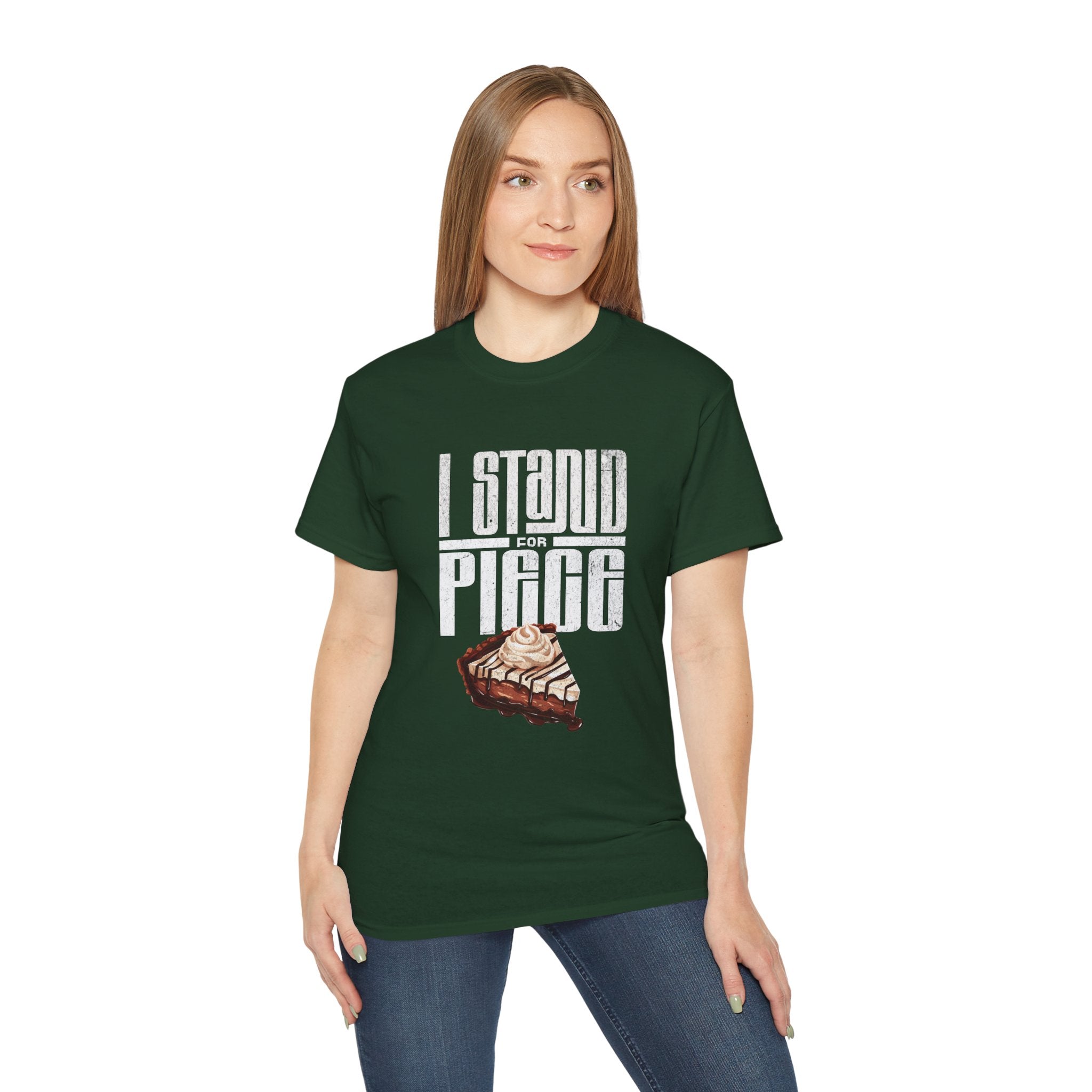 I Stand For Piece (of Chocolate Pie) Cotton T-Shirt