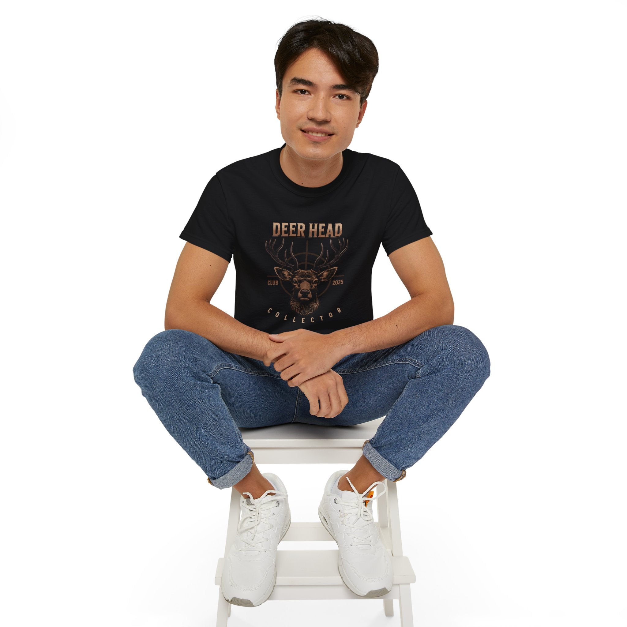 Deer Head Collector Cotton Hunting Tee