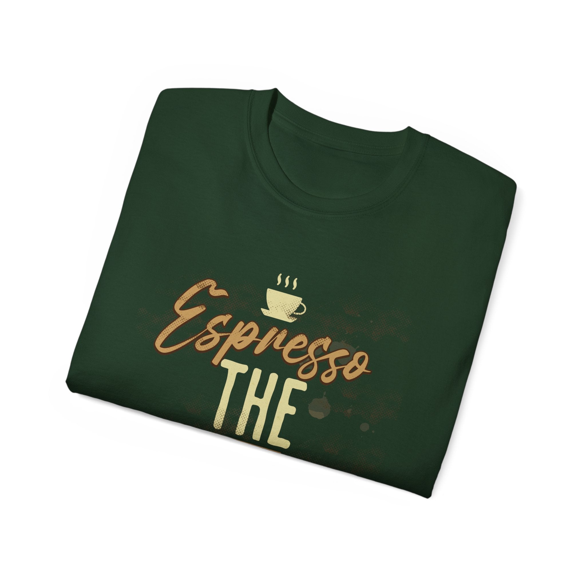 Espresso the Extra Kick in Life Unisex Coffee Tee